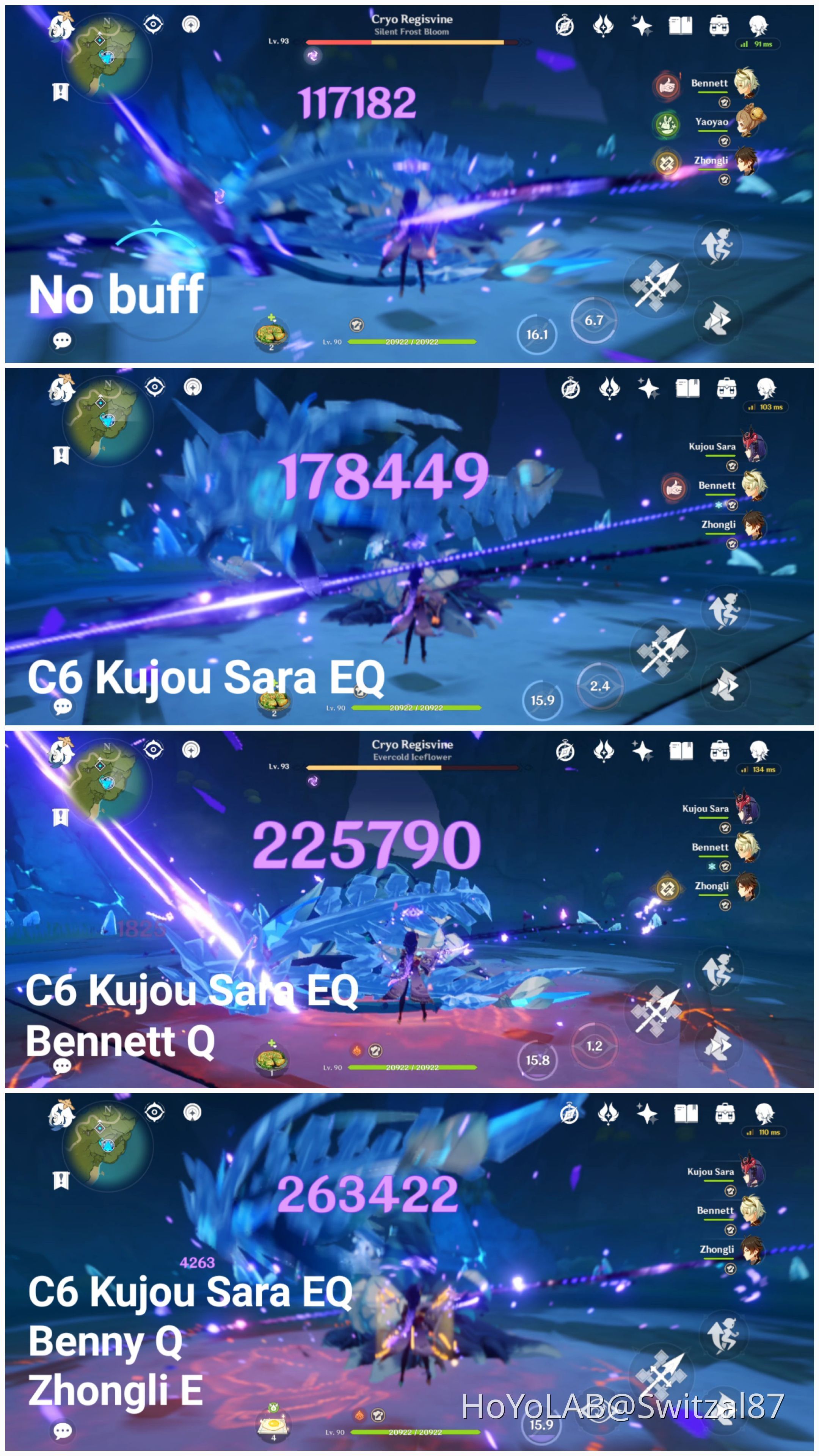 Kujou Sara How much does she buffs Raiden Shogun? Genshin Impact