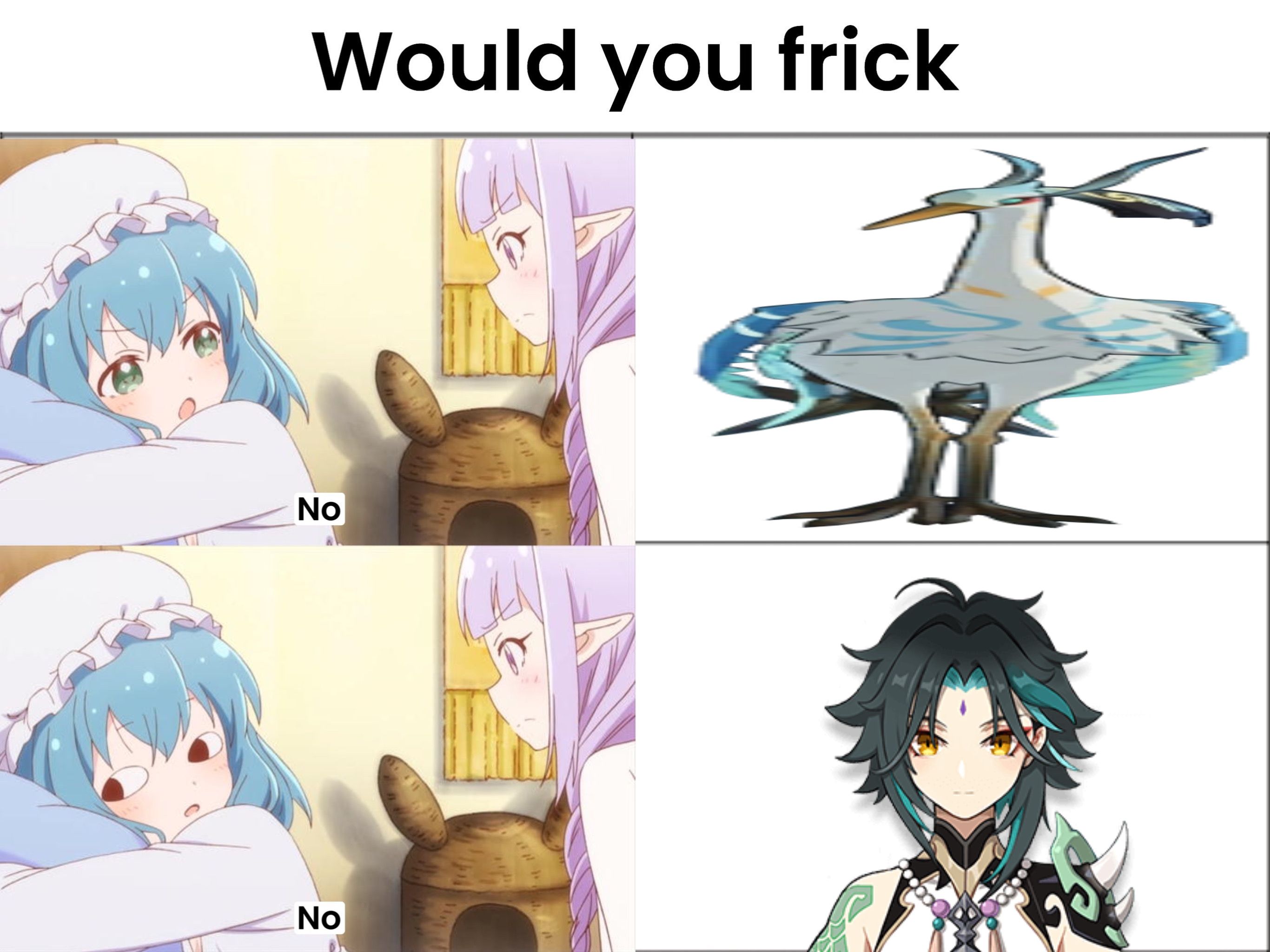 When you find out Xiao’s a bird Genshin Impact HoYoLAB