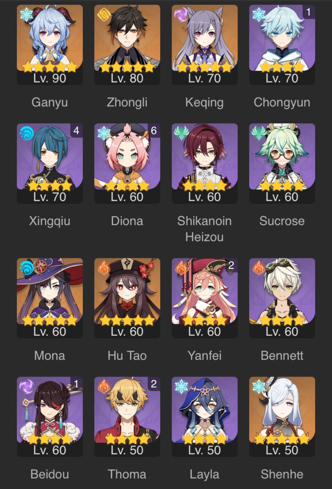 Help with Team Building Genshin Impact HoYoLAB