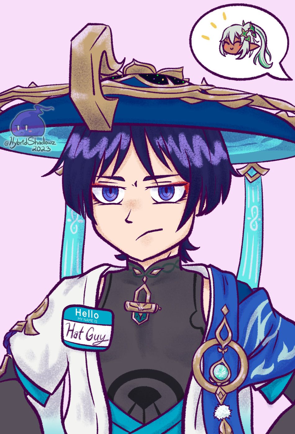 Hat Guy doodle Genshin Impact HoYoLAB