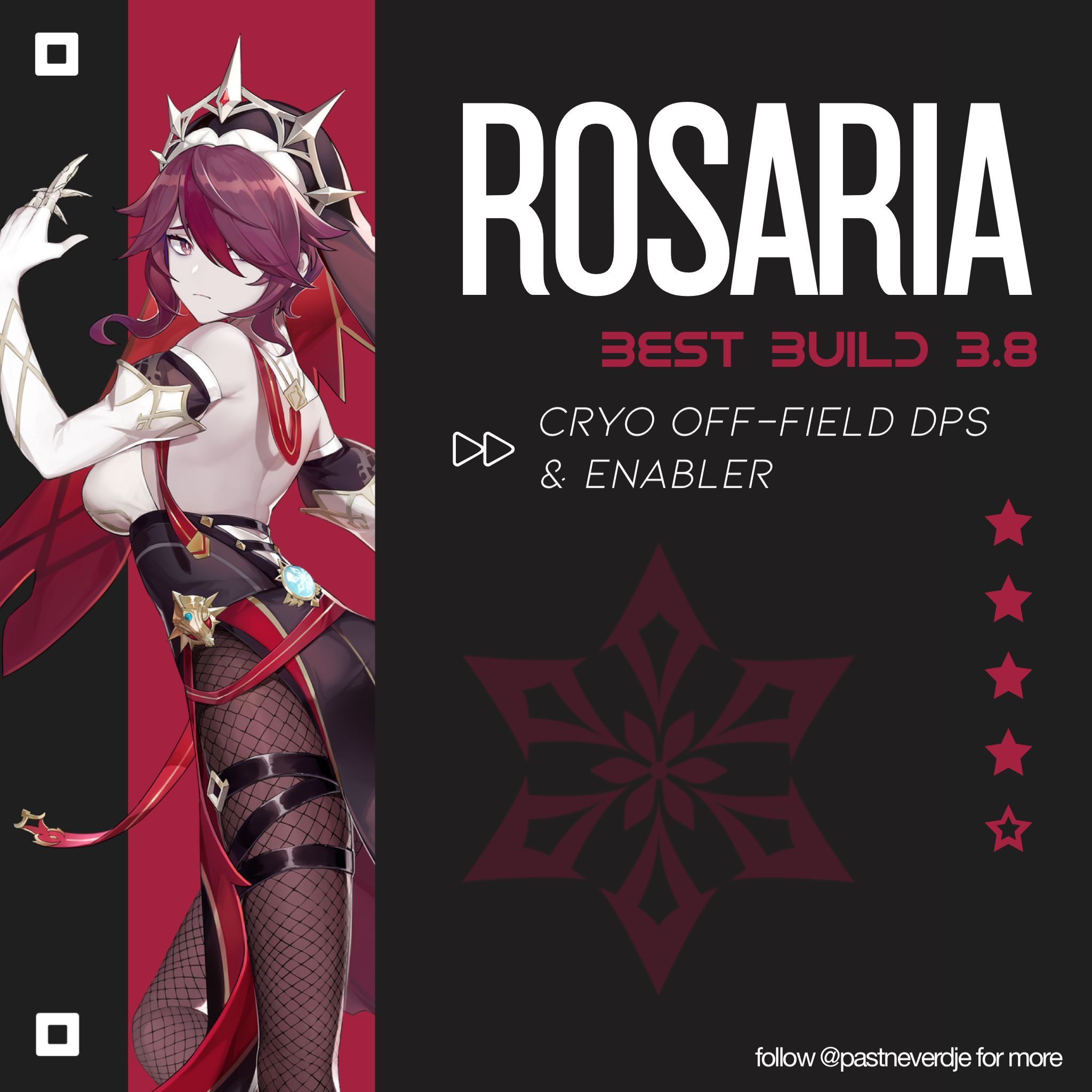 [3.8] Rosaria - best build off-field dps and enabler Genshin Impact ...