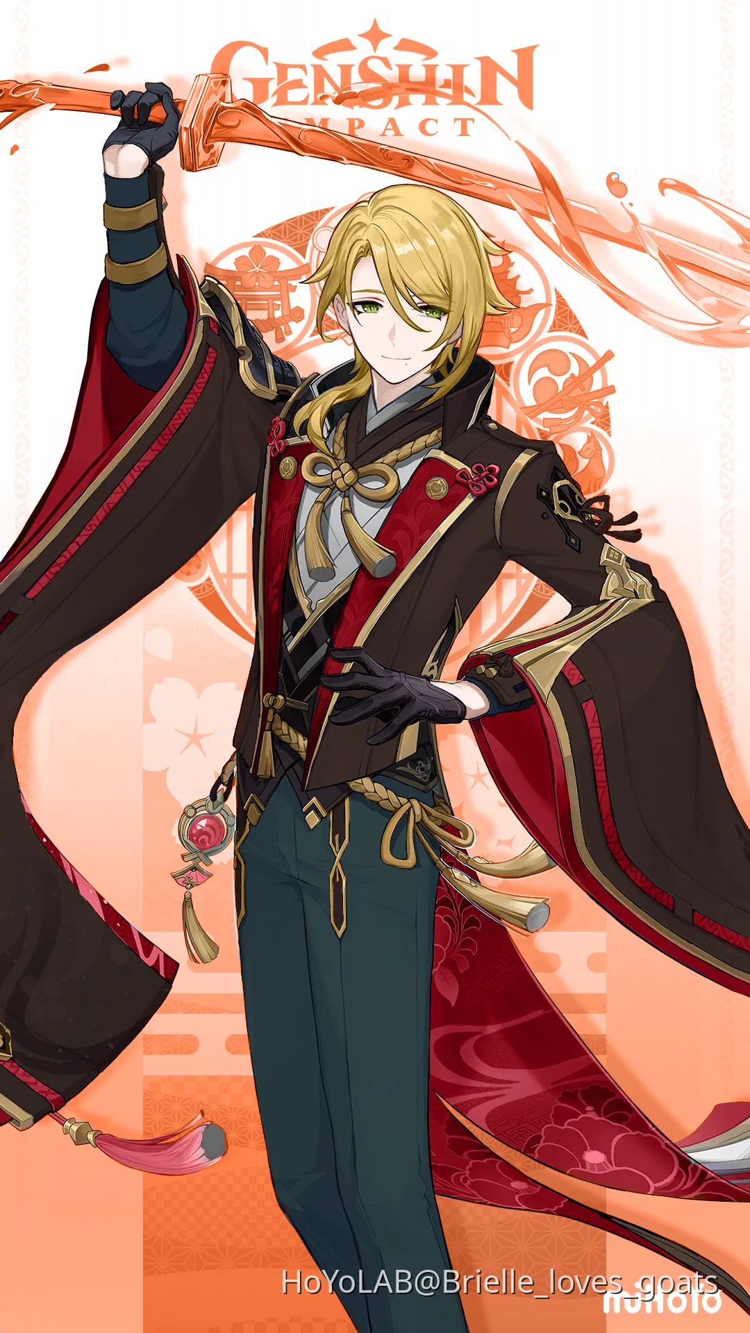 I colored Ayato with Thoma’s color palette. Genshin Impact HoYoLAB