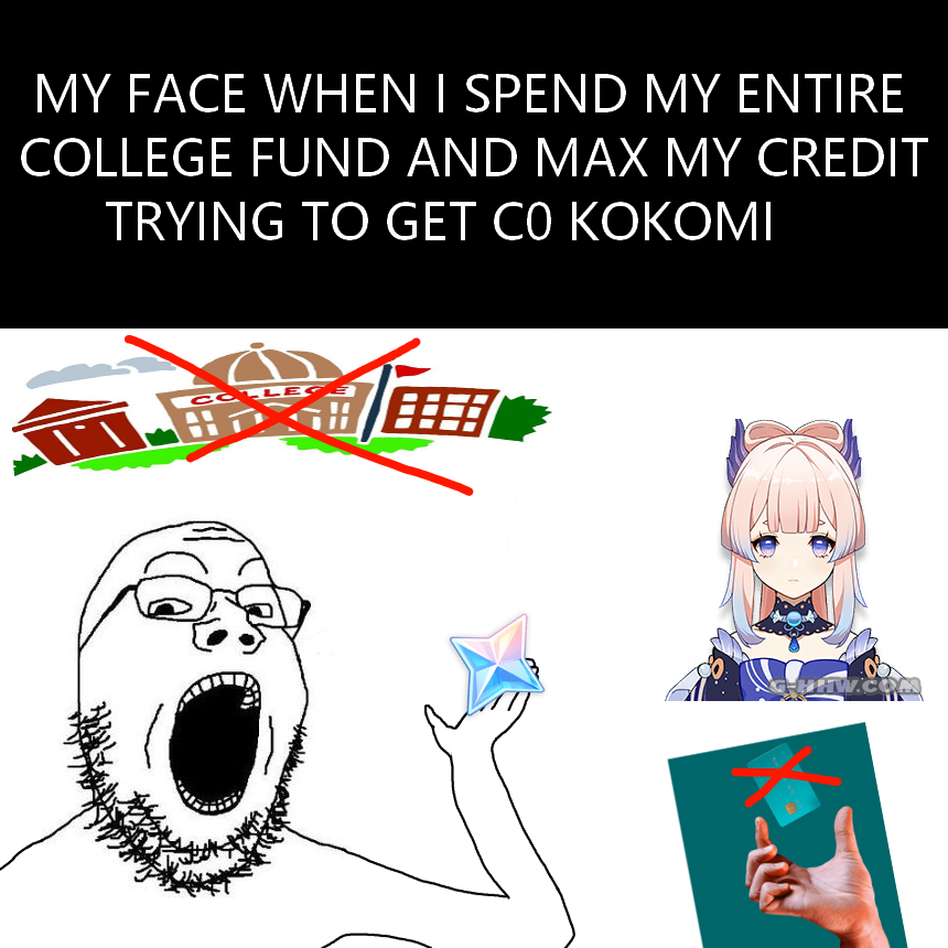 I’m homeless. Spare change, ma’am? Genshin Impact | HoYoLAB