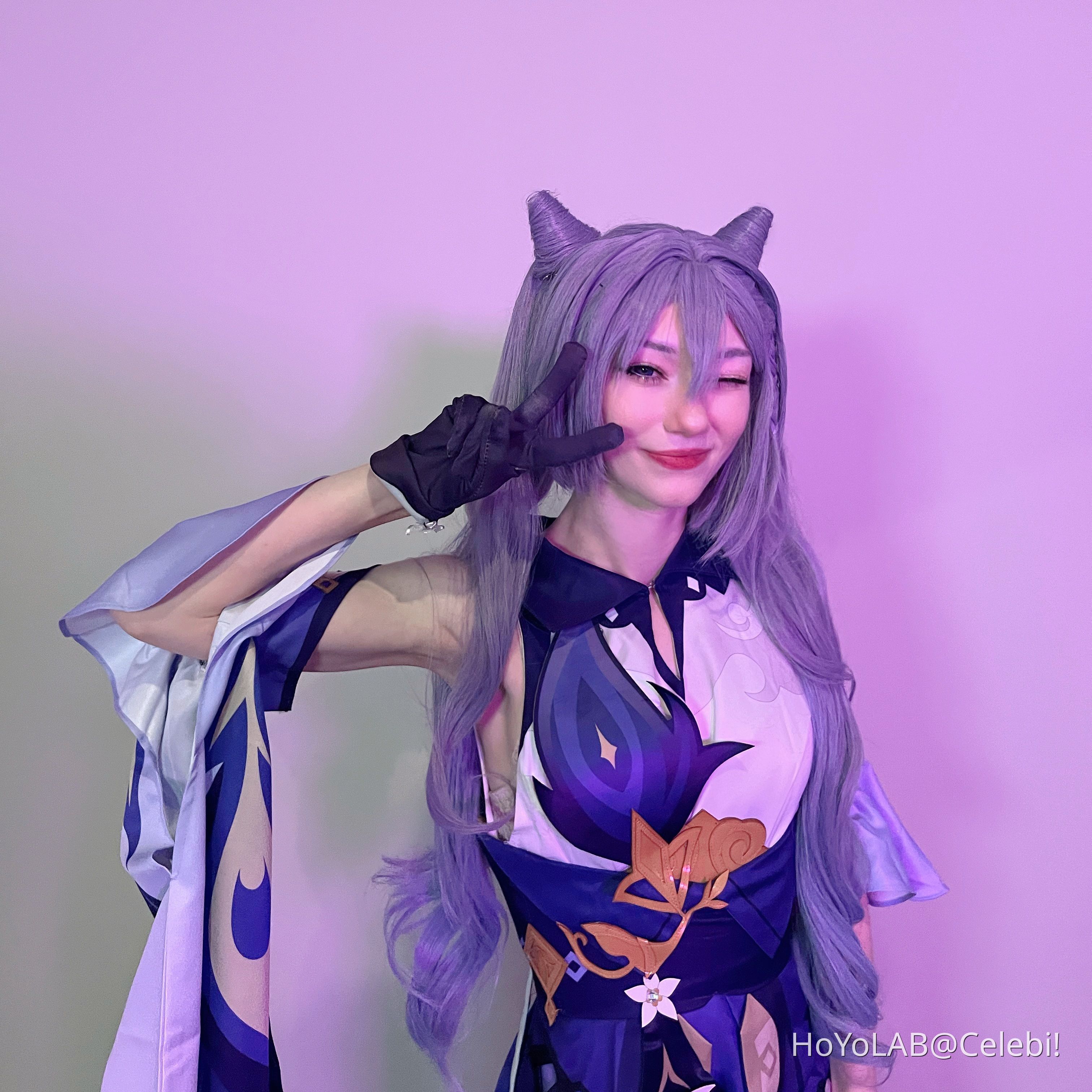 Keqing cosplay by celebi.cos 💜 Genshin Impact | HoYoLAB