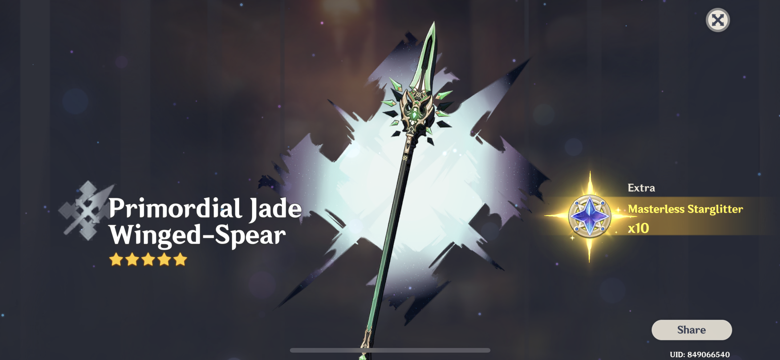 Omg, finally, jade spear Genshin Impact HoYoLAB