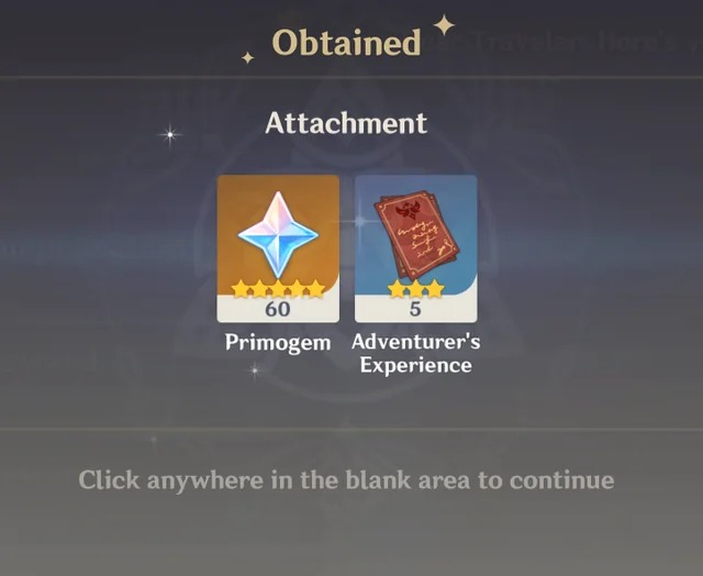 60 primo (16 August 2023) Genshin Impact | HoYoLAB