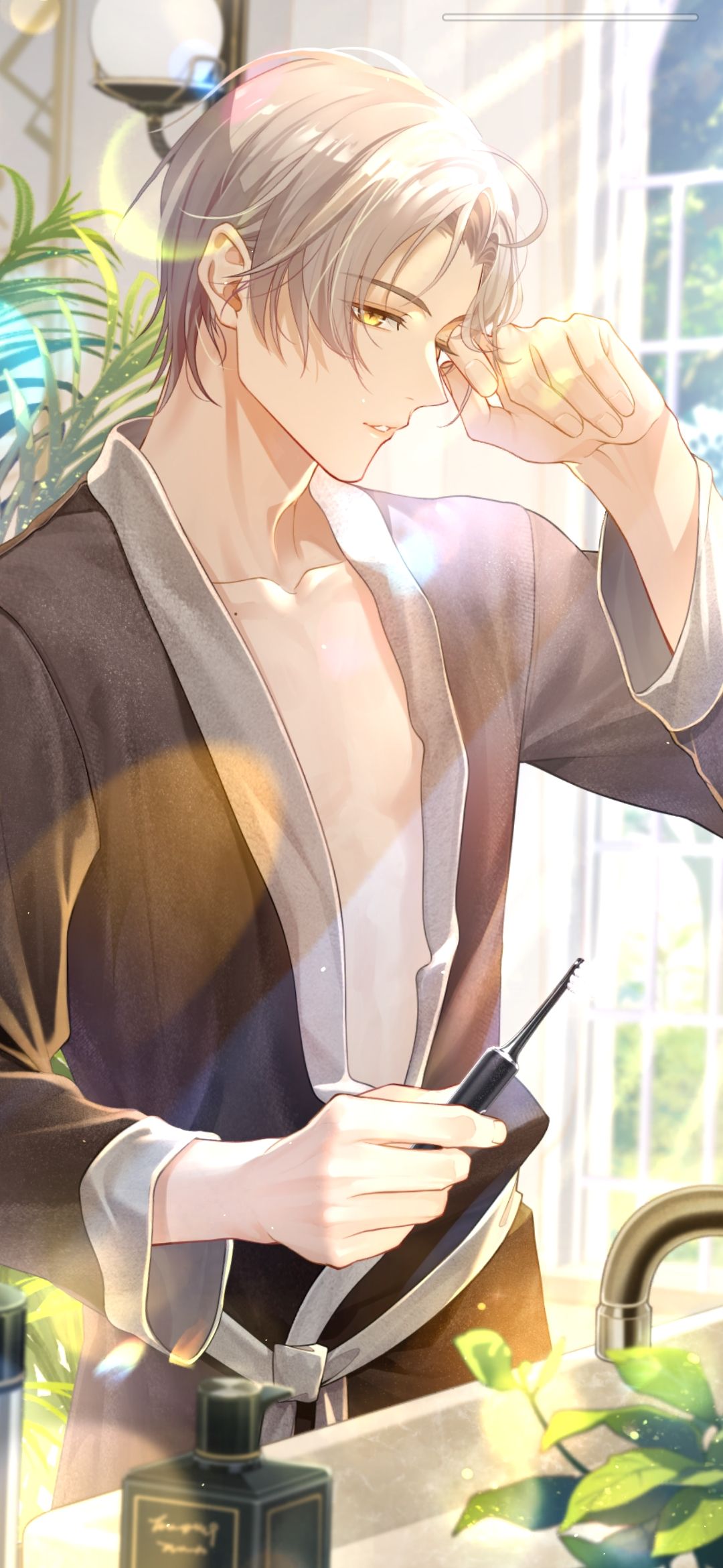 Why can't I wake up in the morning and still look so beautiful like him