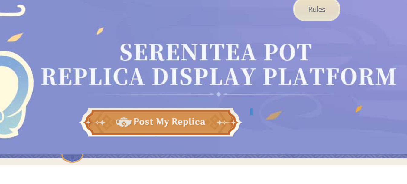 Serenitea Pot Replica Sharing is it working? Topic IDs, possible
