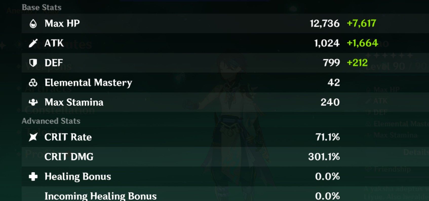 finally 300 crit dmg on xiao Genshin Impact HoYoLAB