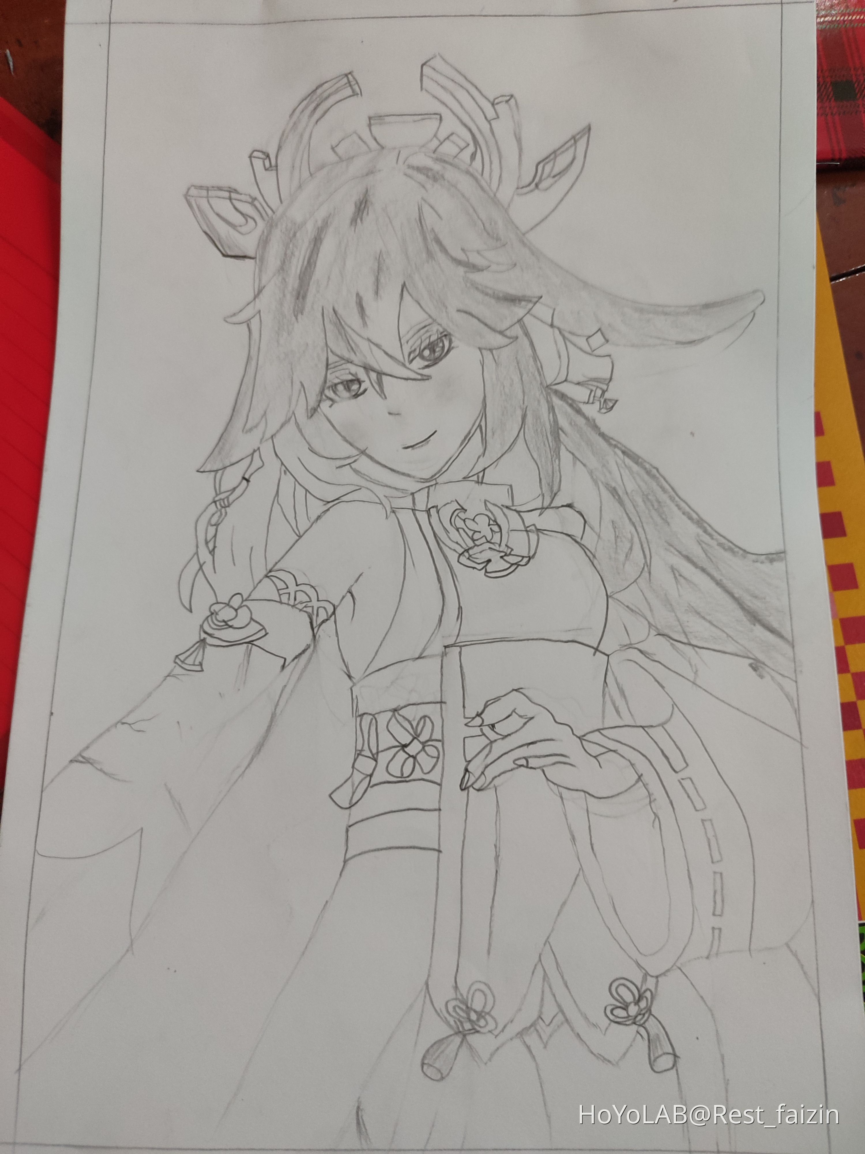 Yae miko Art Genshin Impact | HoYoLAB