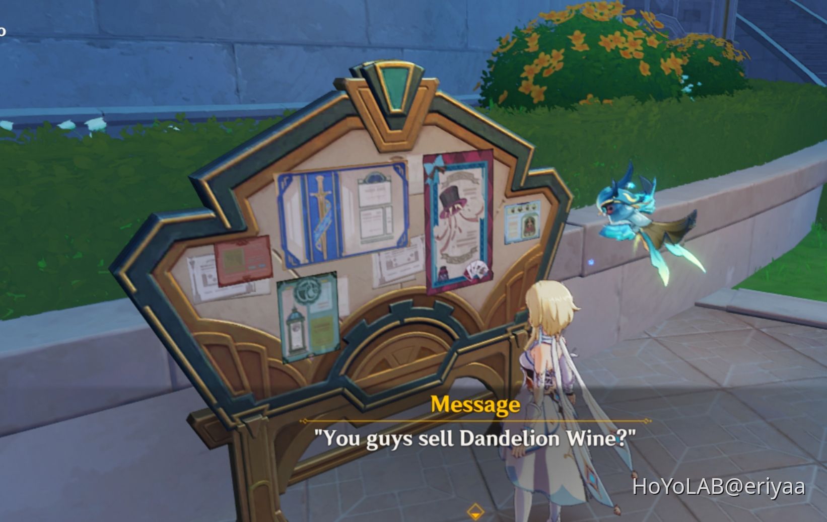 dandelion wine Genshin Impact HoYoLAB