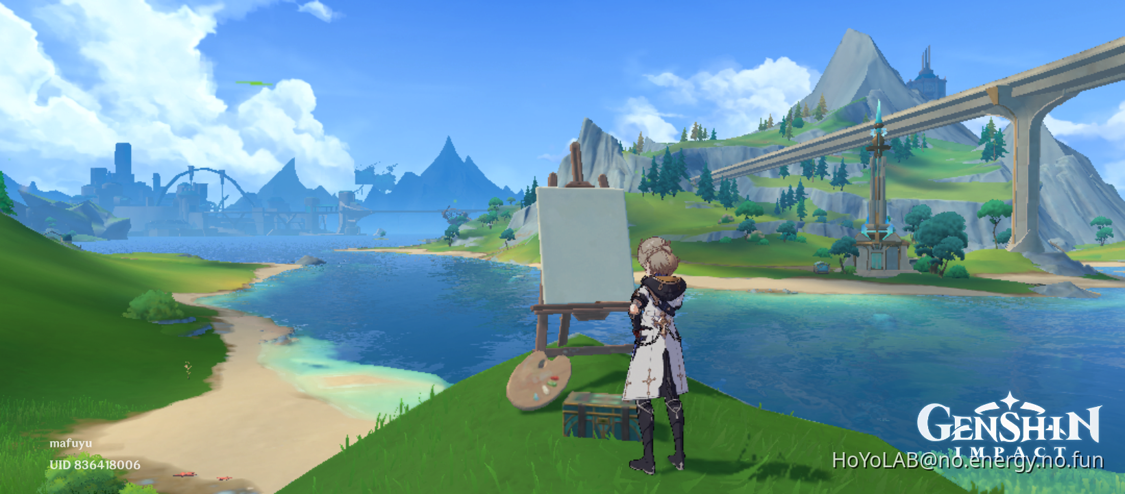 painting Genshin Impact HoYoLAB