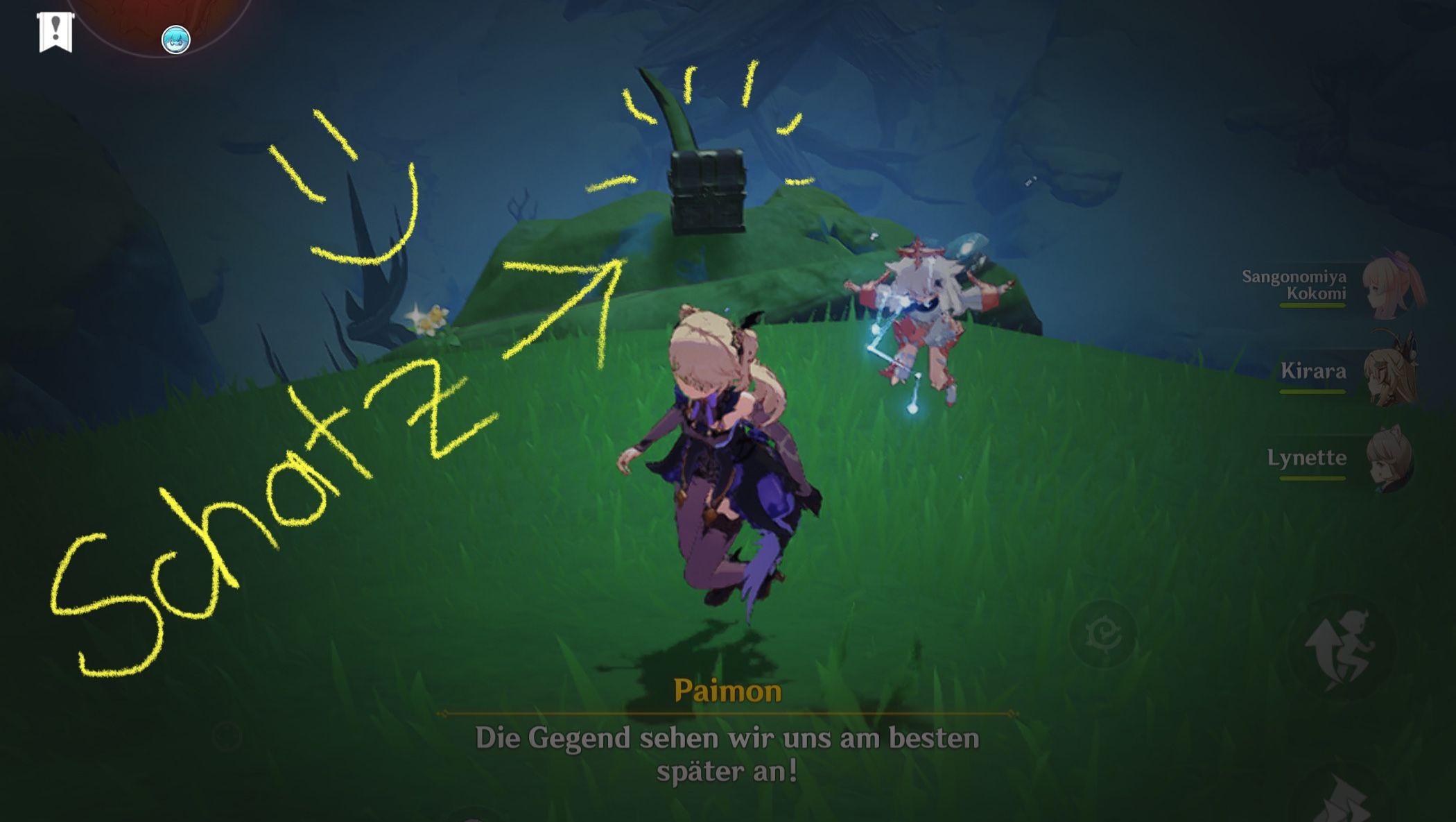 Genshin Impact Hol Dir Den Schatz Why? So ein Paimonster! Ich will diesen Schatz 😩 Genshin Impact | HoYoLAB