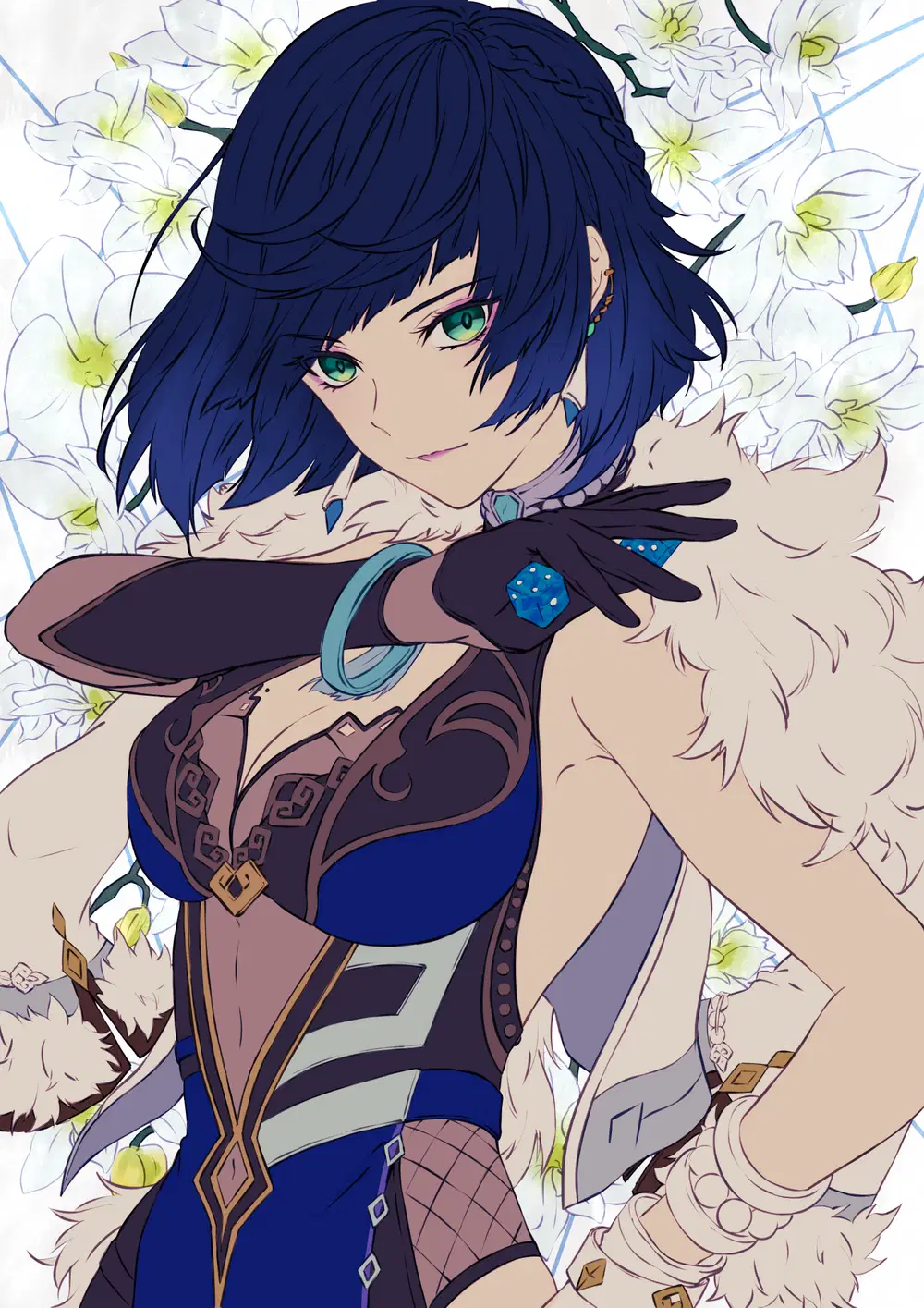 幽客の虚像（夜蘭イラストコンテスト） Genshin Impact | HoYoLAB