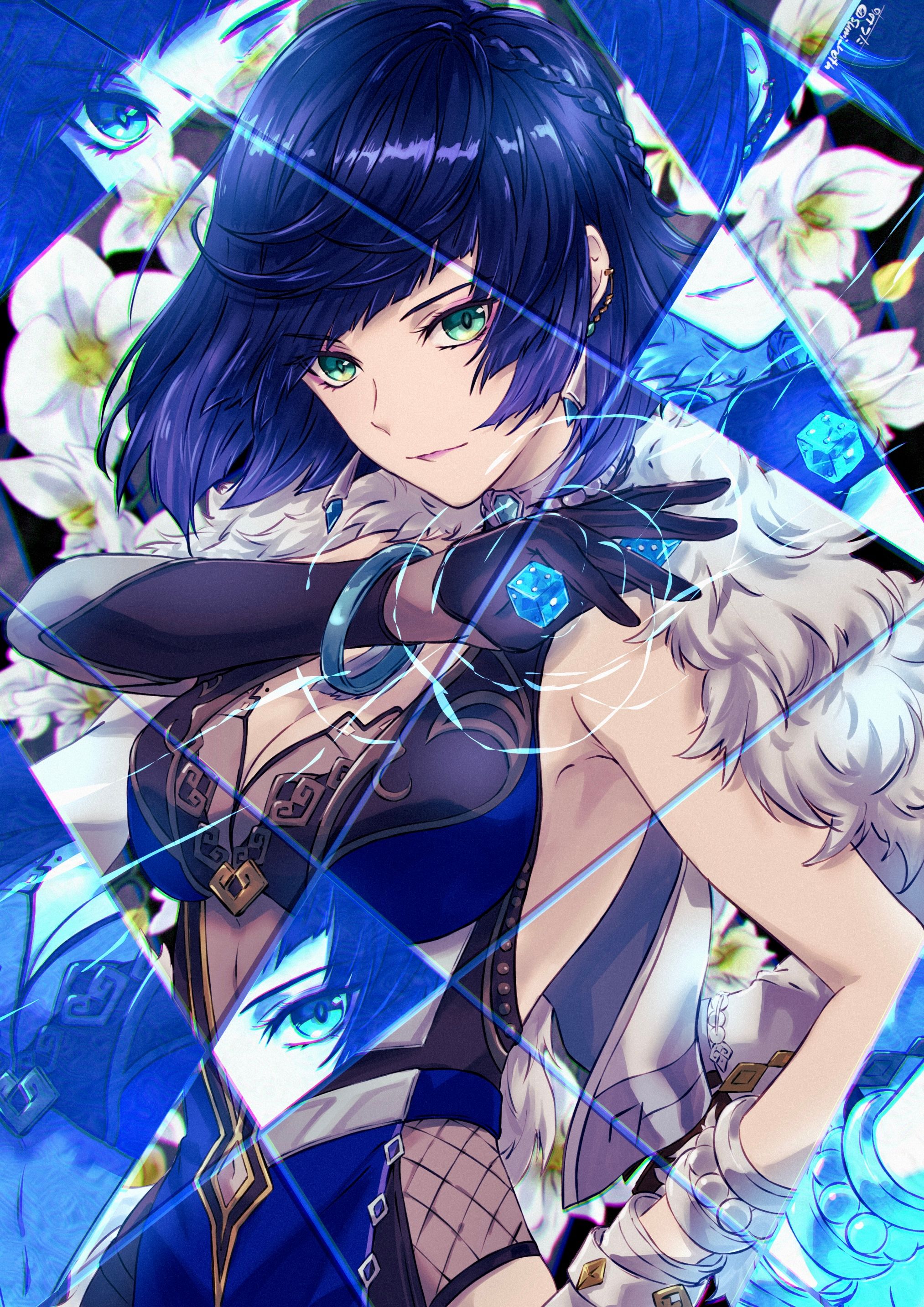 幽蘭図 幽客の虚像（夜蘭イラストコンテスト） Genshin Impact | HoYoLAB