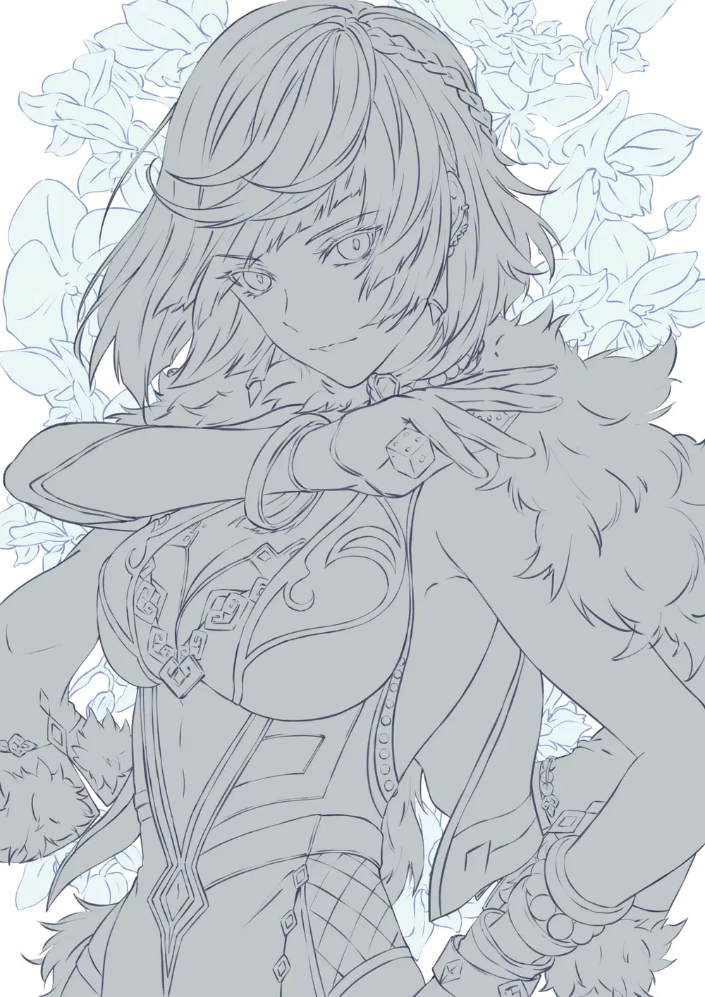 幽客の虚像（夜蘭イラストコンテスト） Genshin Impact | HoYoLAB