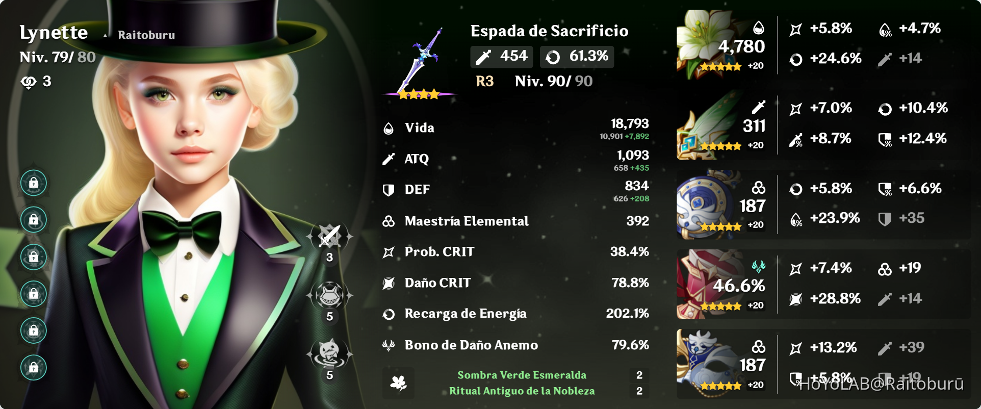 Build de Lynette 🎩 Genshin Impact | HoYoLAB