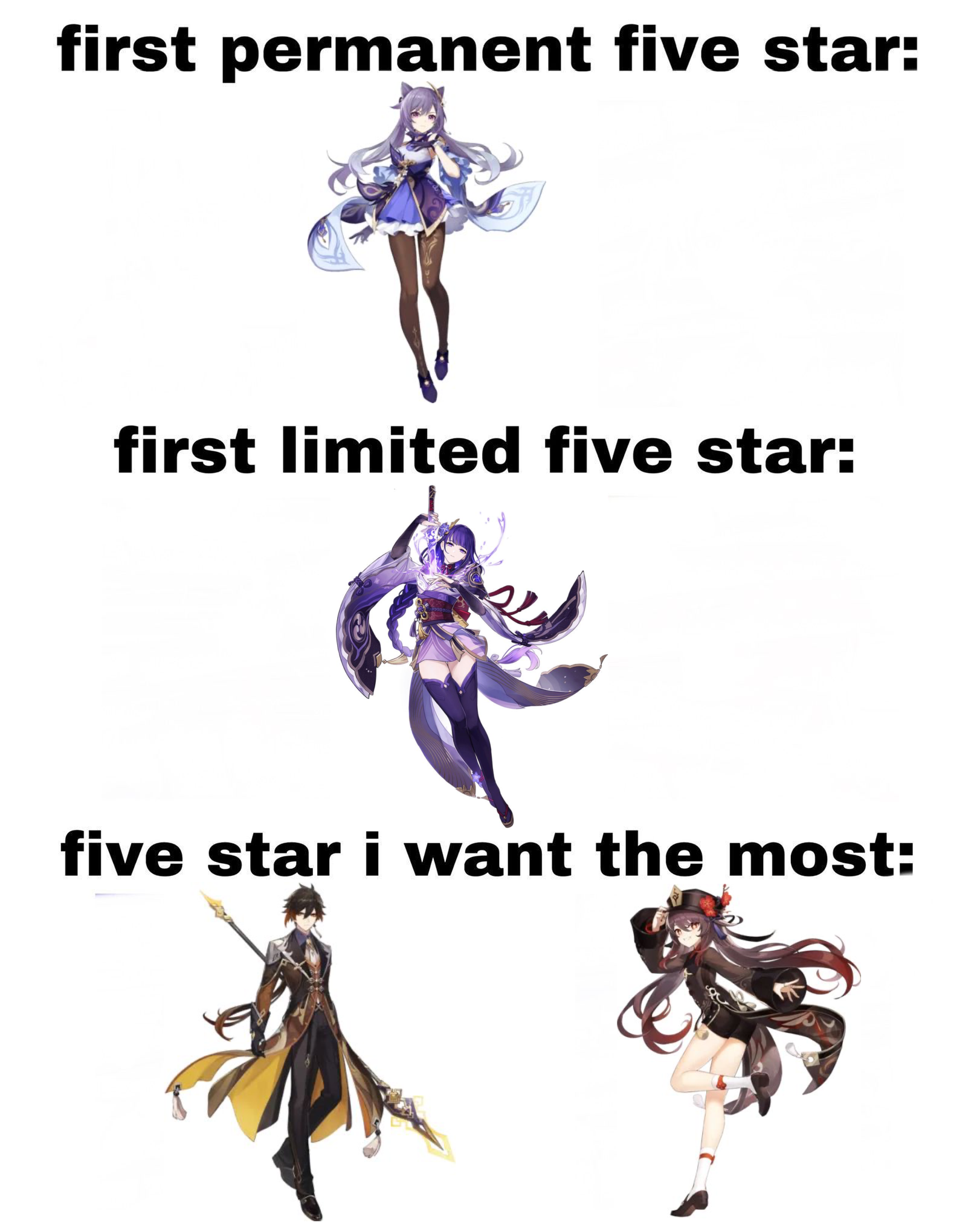 5* characters Genshin Impact HoYoLAB