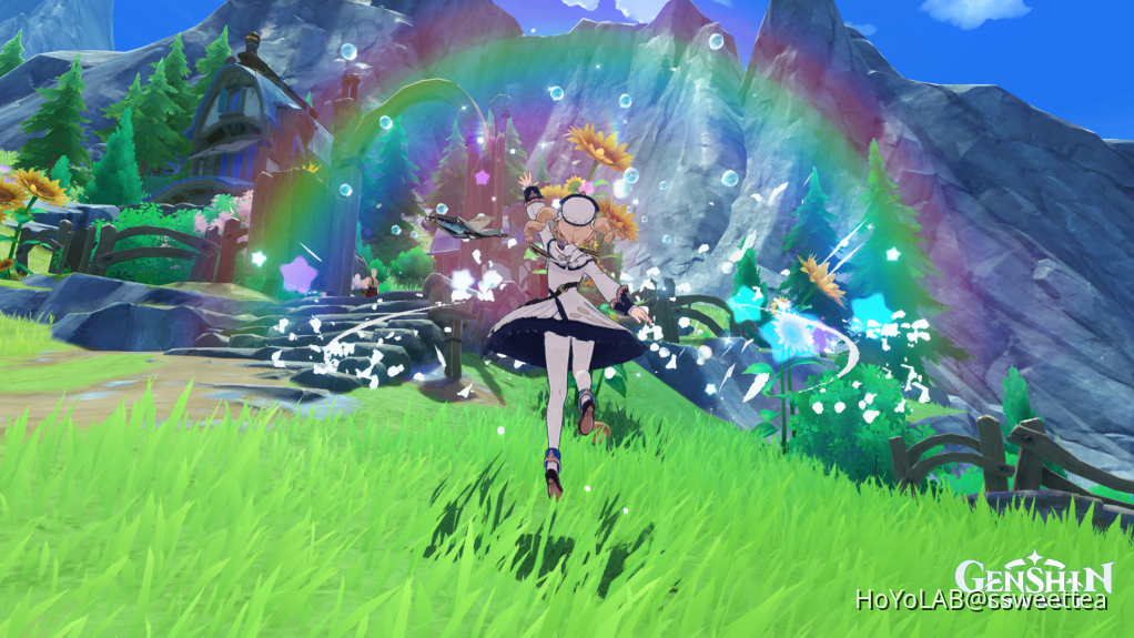 barb and the sunflowers Genshin Impact HoYoLAB