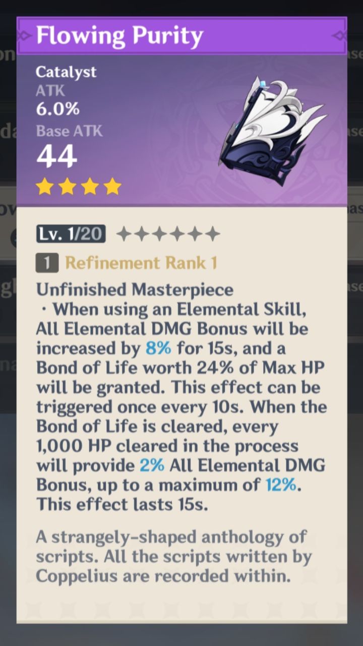 thoughts on this catalyst... PASSIVE? Genshin Impact HoYoLAB