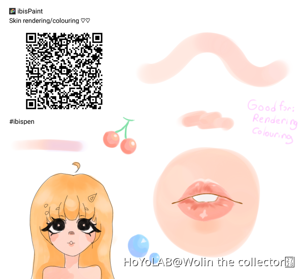 my own brush! ( ibis paint ) HoYoLAB