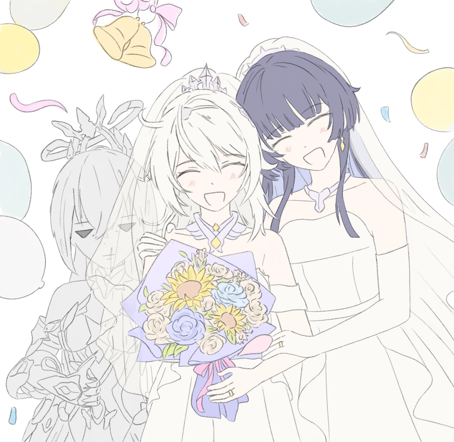 Kiamei and Da Bronya in the latest trio art :p Honkai Impact 3rd | HoYoLAB