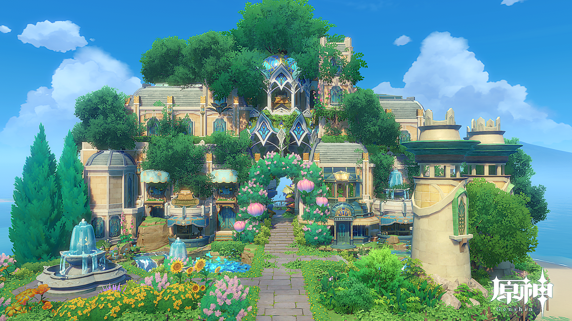 塵歌壺✨空の洋館 Genshin Impact | HoYoLAB