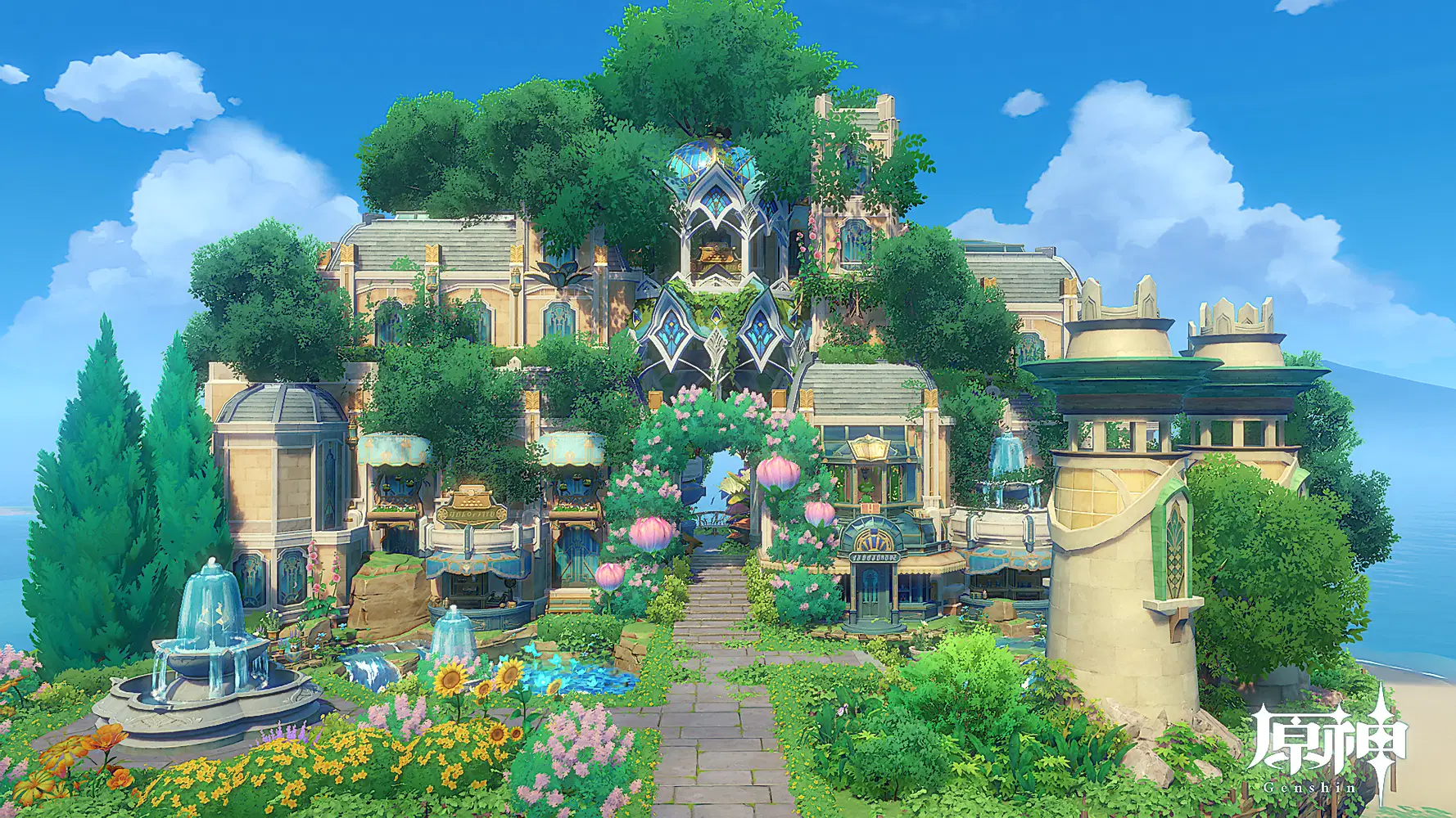 塵歌壺✨空の洋館 Genshin Impact | HoYoLAB