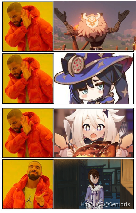 HUNGRIEST character in game!!! No one beats Ying'er Genshin Impact ...