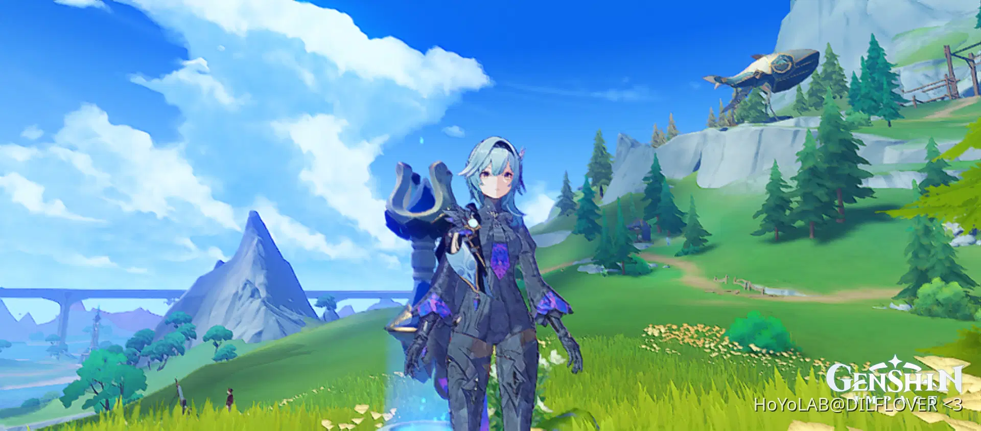new Eula skin🤩 💅 Genshin Impact HoYoLAB