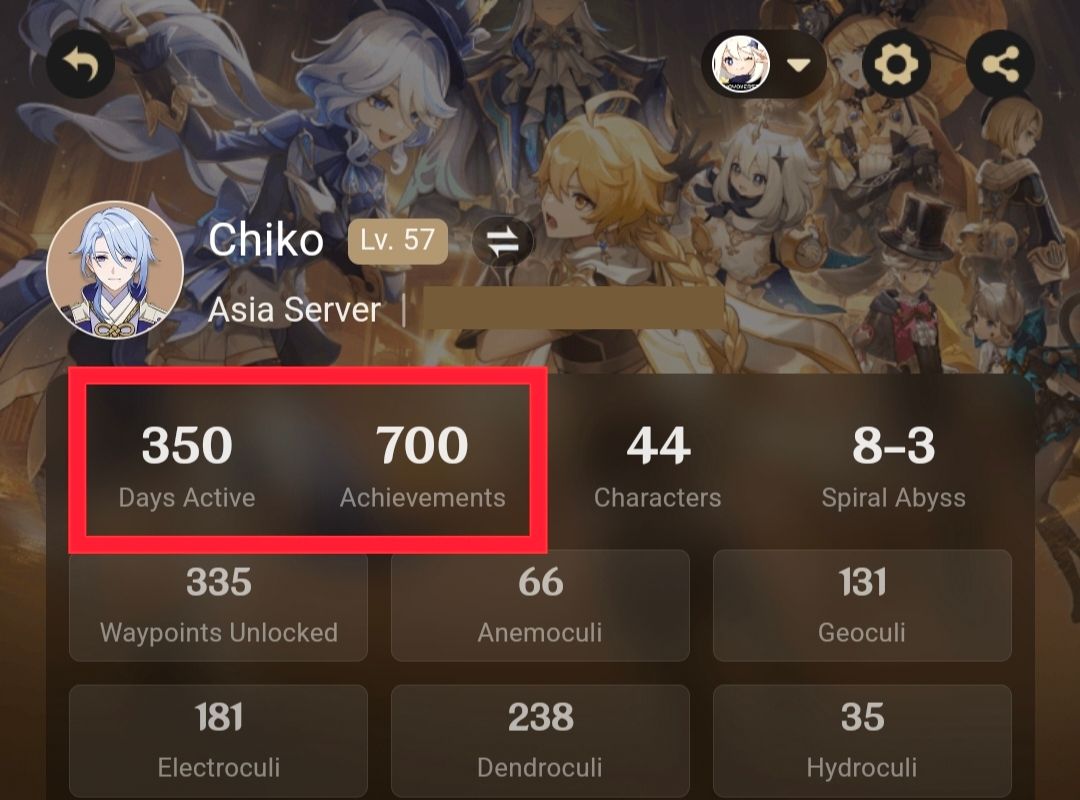 If only my crit ratios were this balanced 乁⁠ ⁠˘⁠ ⁠o⁠ ⁠˘⁠ ⁠ㄏ Genshin