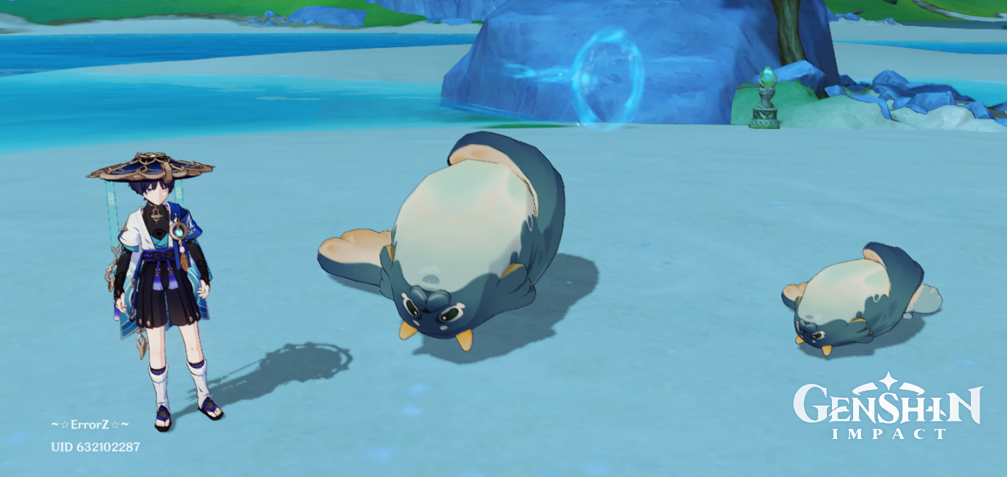 just chilling with some lil sea blobs Genshin Impact | HoYoLAB