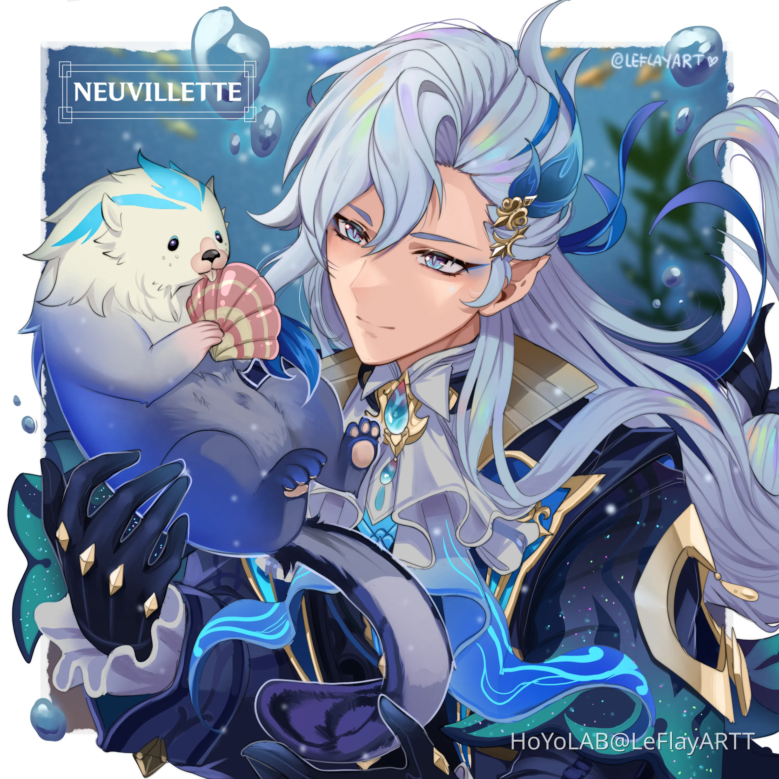 Chief Justice Monsieur Neuvillette Genshin Impact | HoYoLAB