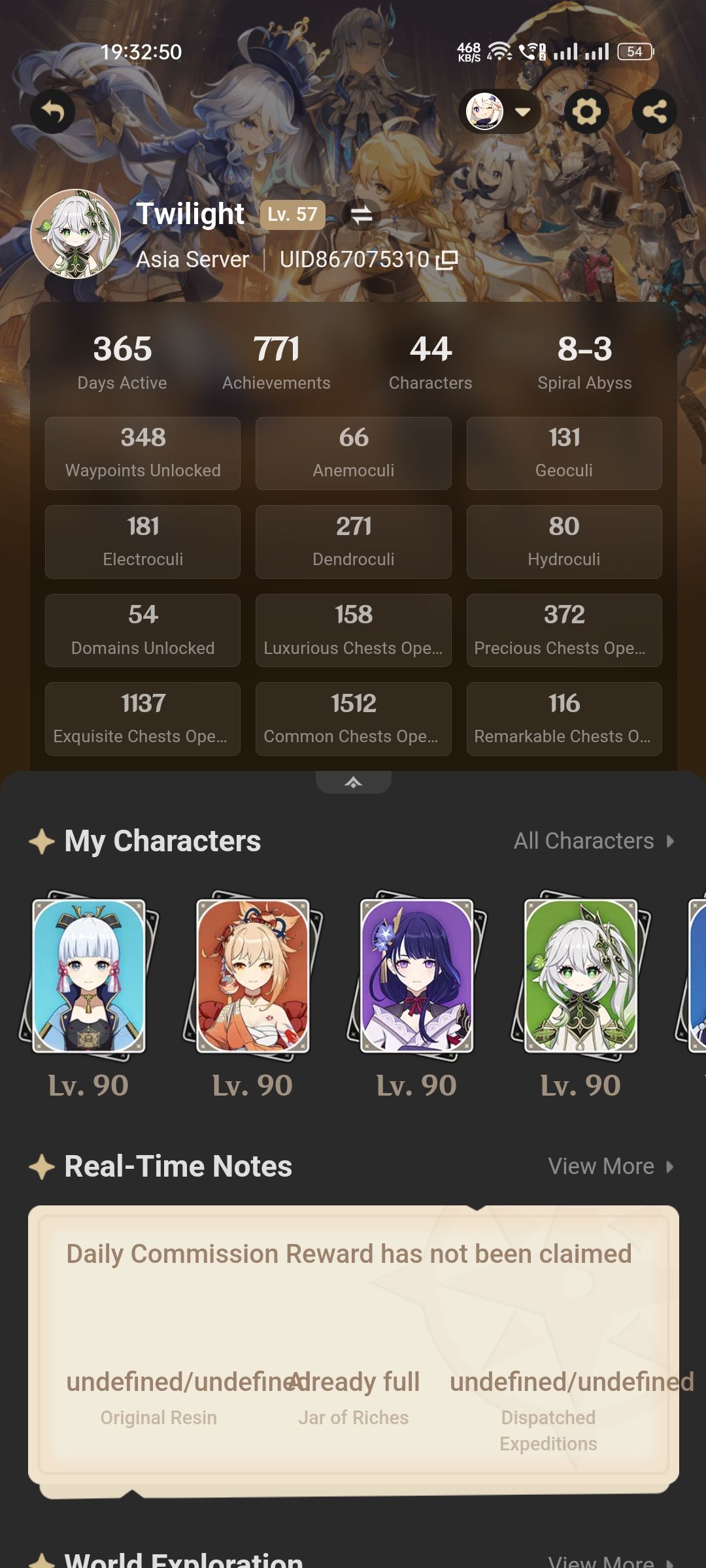 1 year Genshin Impact | HoYoLAB