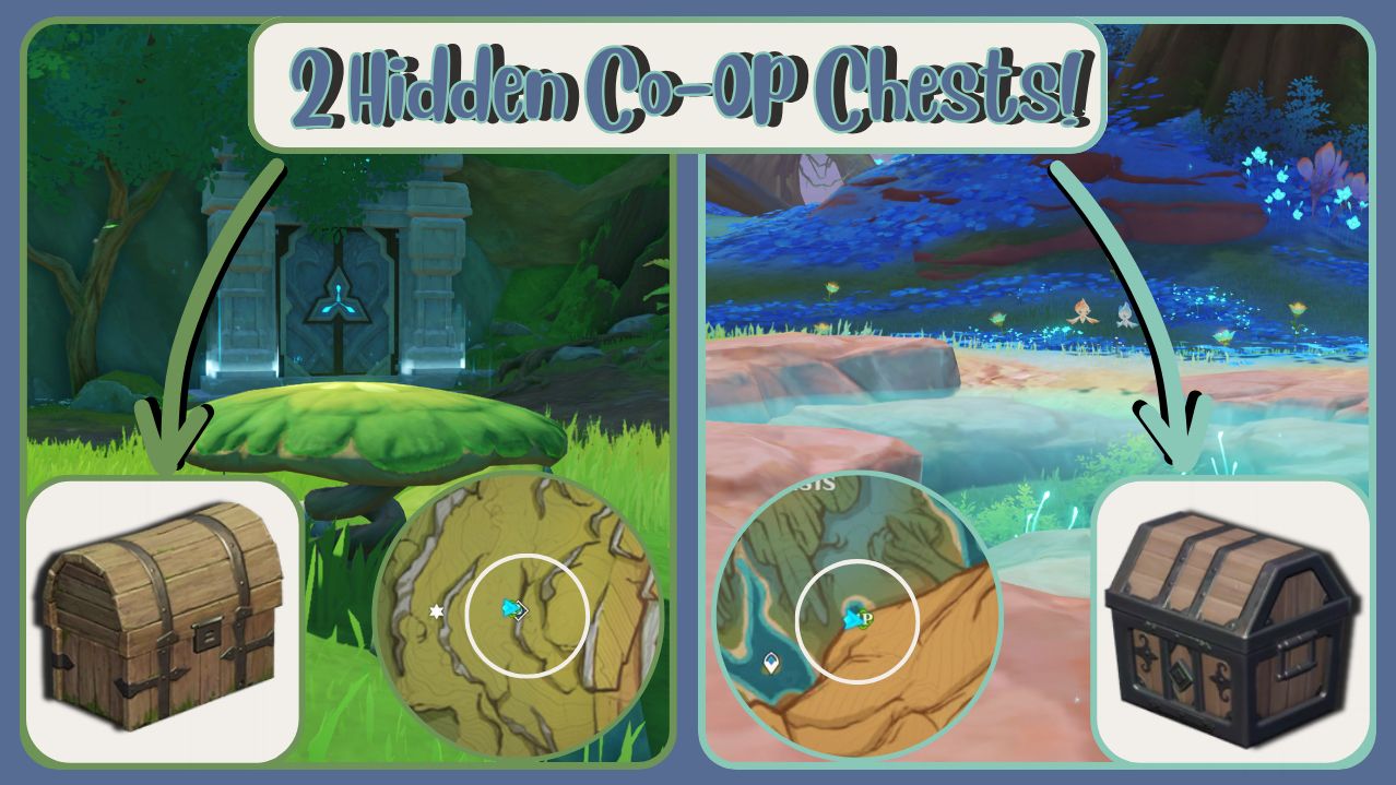 {2 x Easy Chests} Co Op and Grab this Hidden Treasures! Sumeru