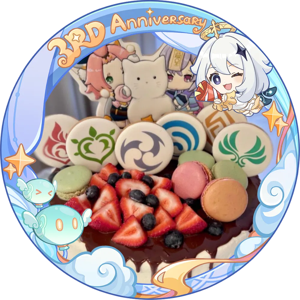 Genshin impact 3ème Anniversaire ! 🫧🧋 Genshin Impact HoYoLAB
