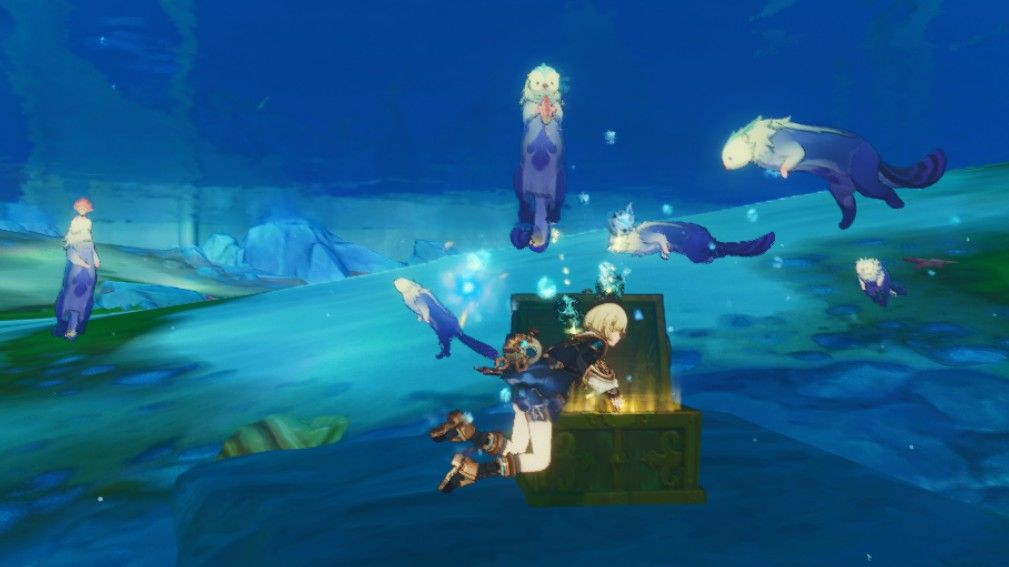 Save 7 Otters for 7 Common Chests and a Precious Chest Reward! Genshin