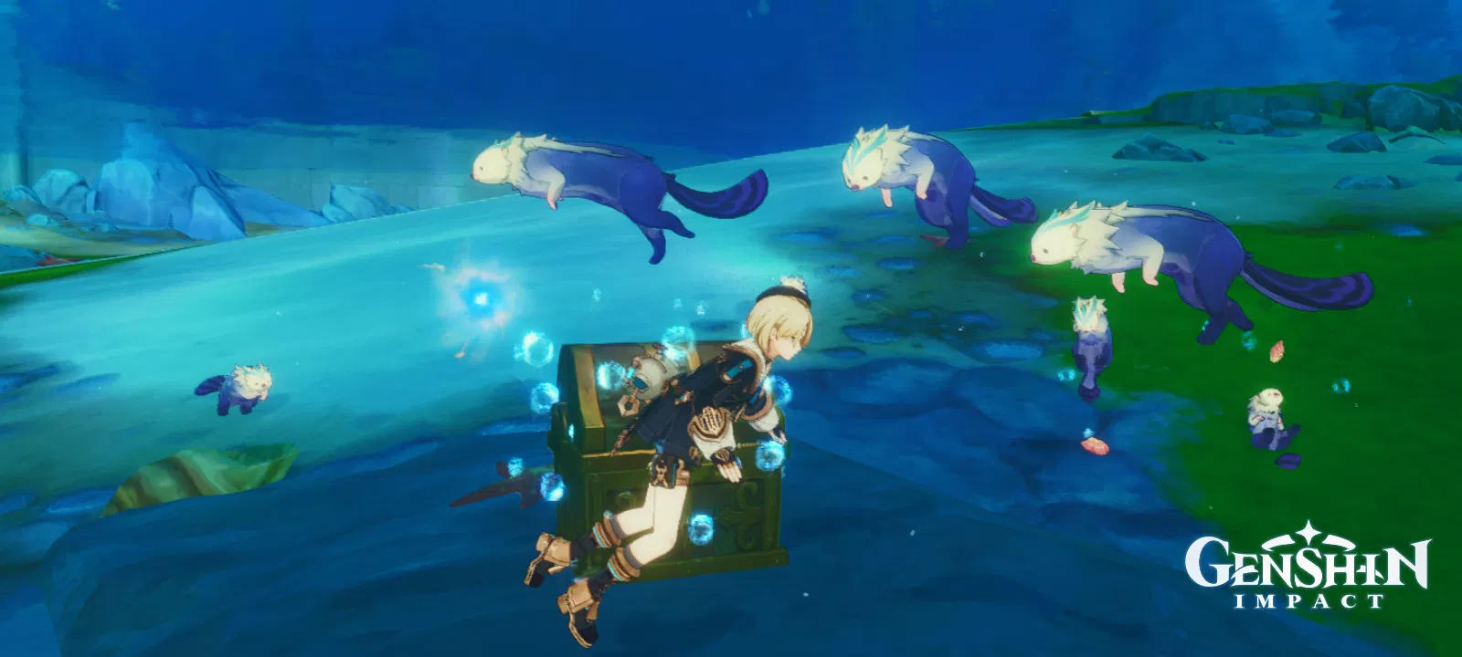 Save 7 Otters for 7 Common Chests and a Precious Chest Reward! Genshin