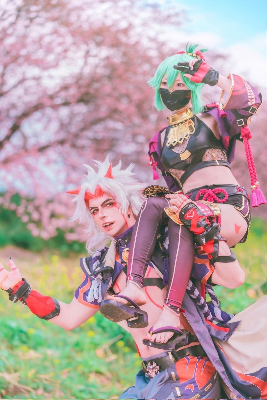 Милый косплей на Куки и Итто Genshin Impact | HoYoLAB