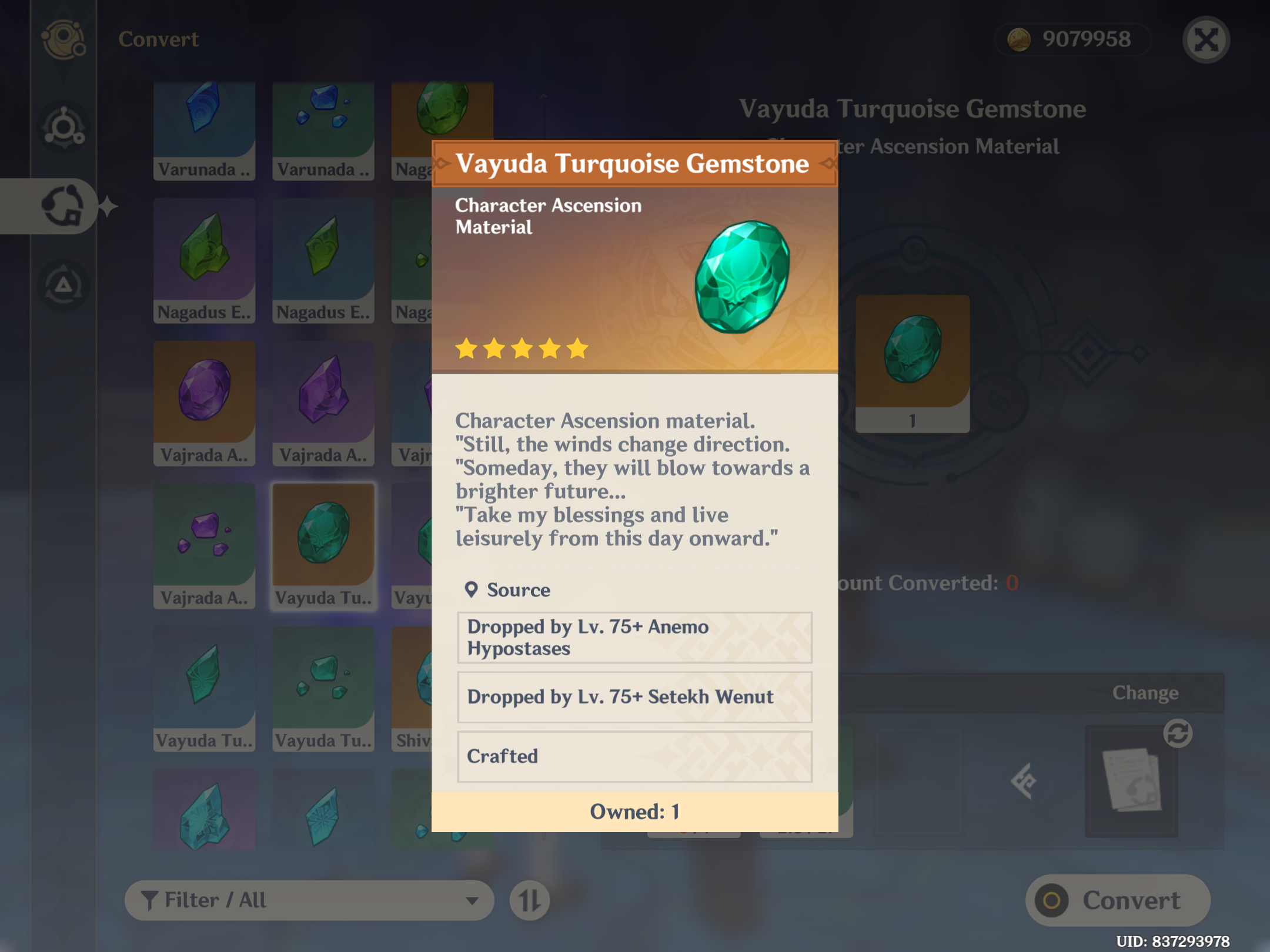 Archon Gemstone Genshin Impact HoYoLAB