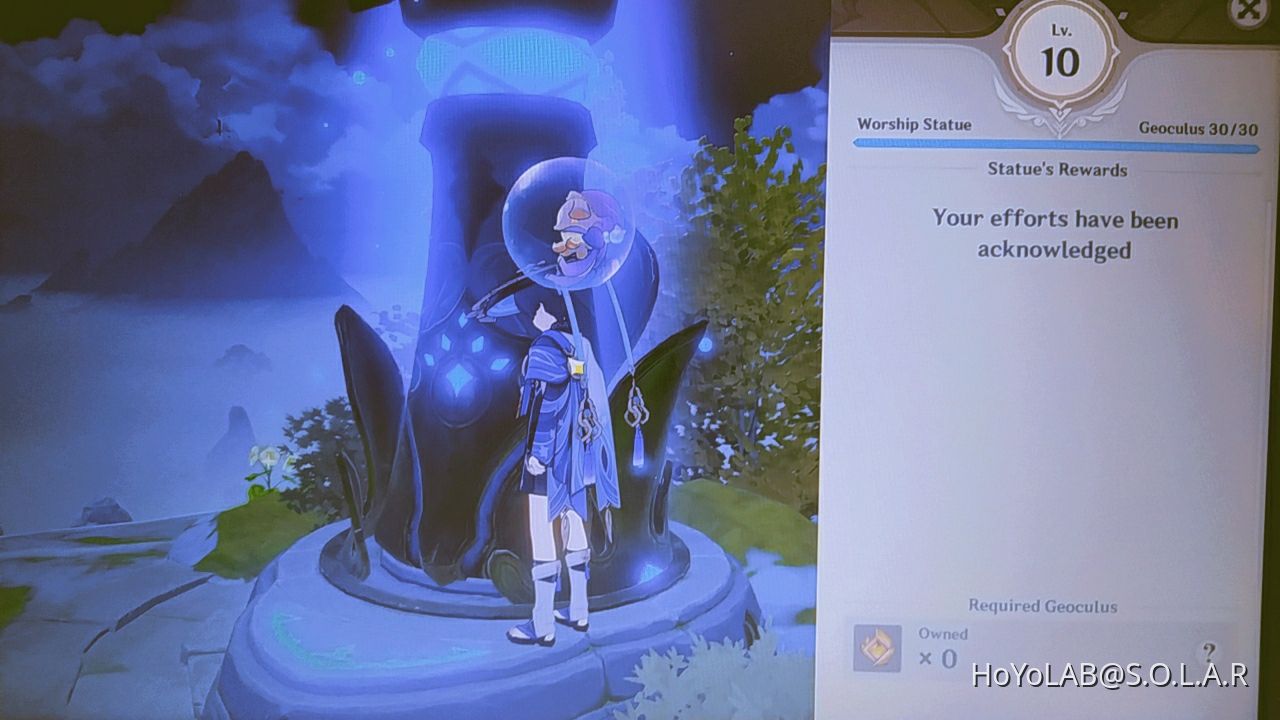 Geo statue finally at lvl 10 Genshin Impact HoYoLAB