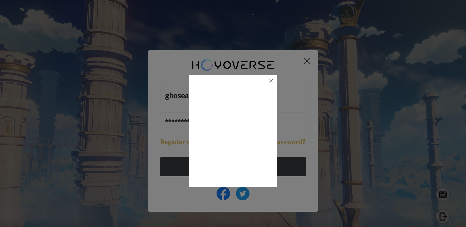 I cant Log In Genshin Impact | HoYoLAB
