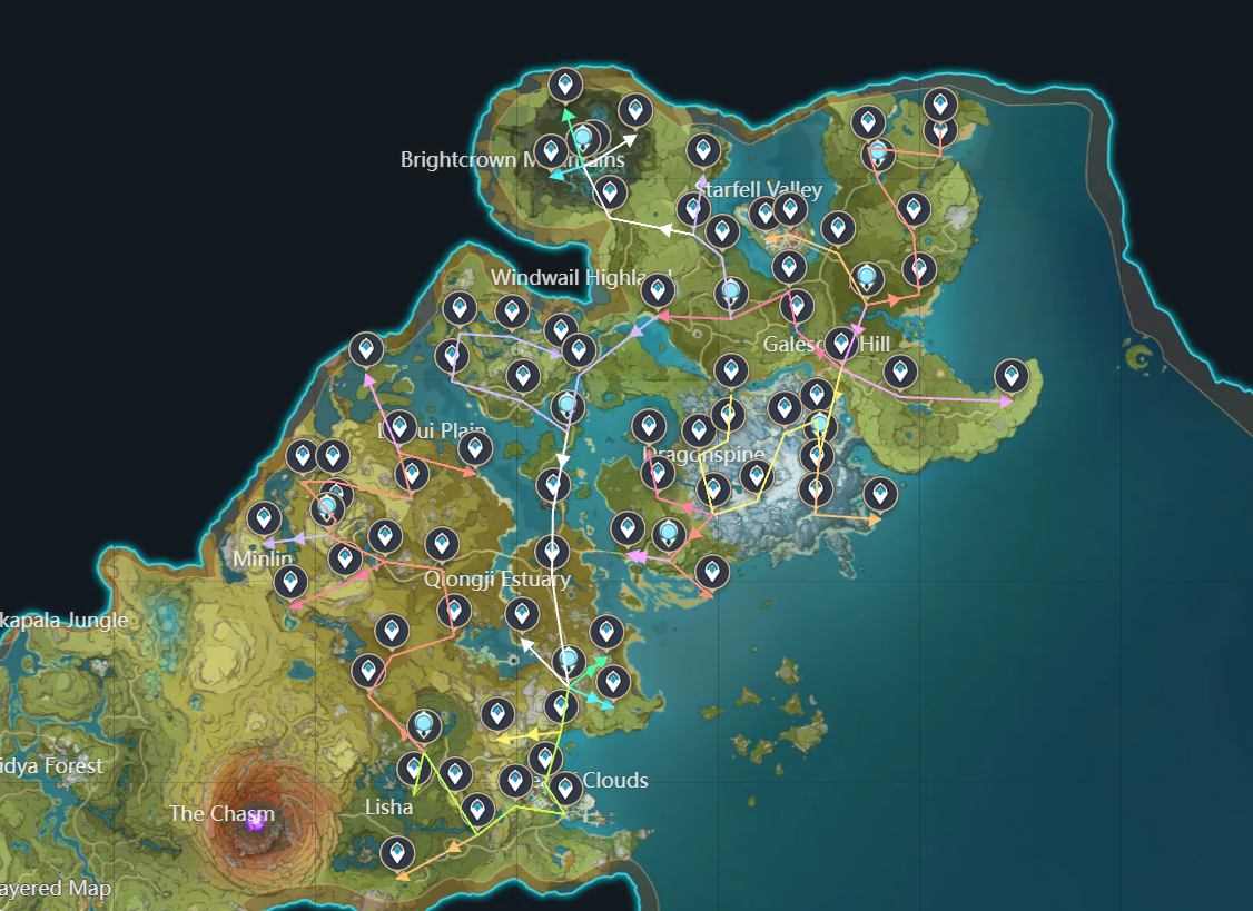 Genshin Interactive Map Waypoints (Unfinished) Genshin Impact HoYoLAB