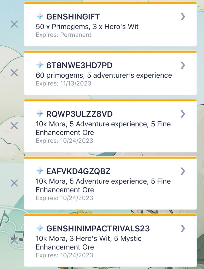 New Primo Codes Genshin Impact HoYoLAB