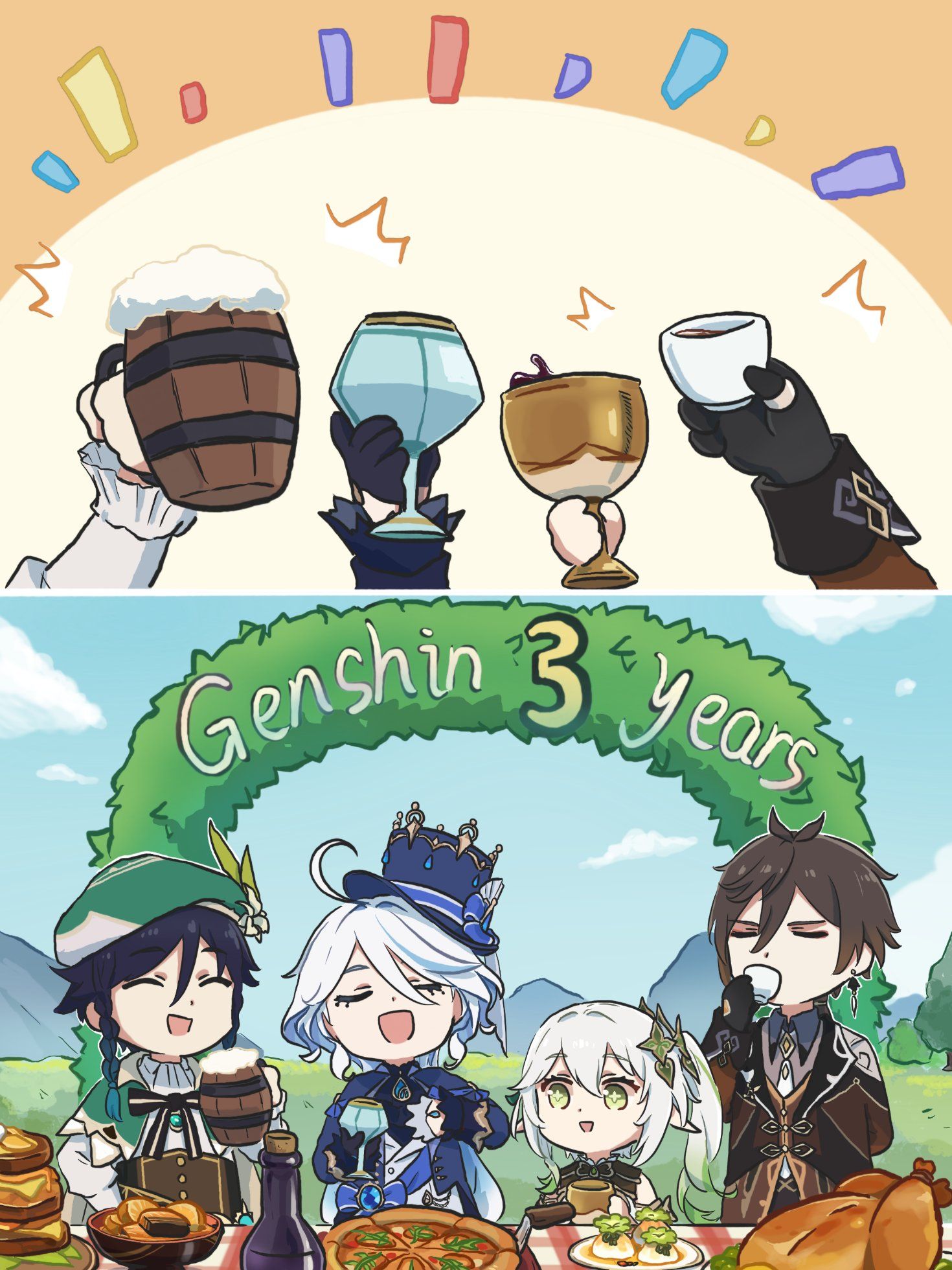 Genshin 3 Years Genshin Impact | HoYoLAB