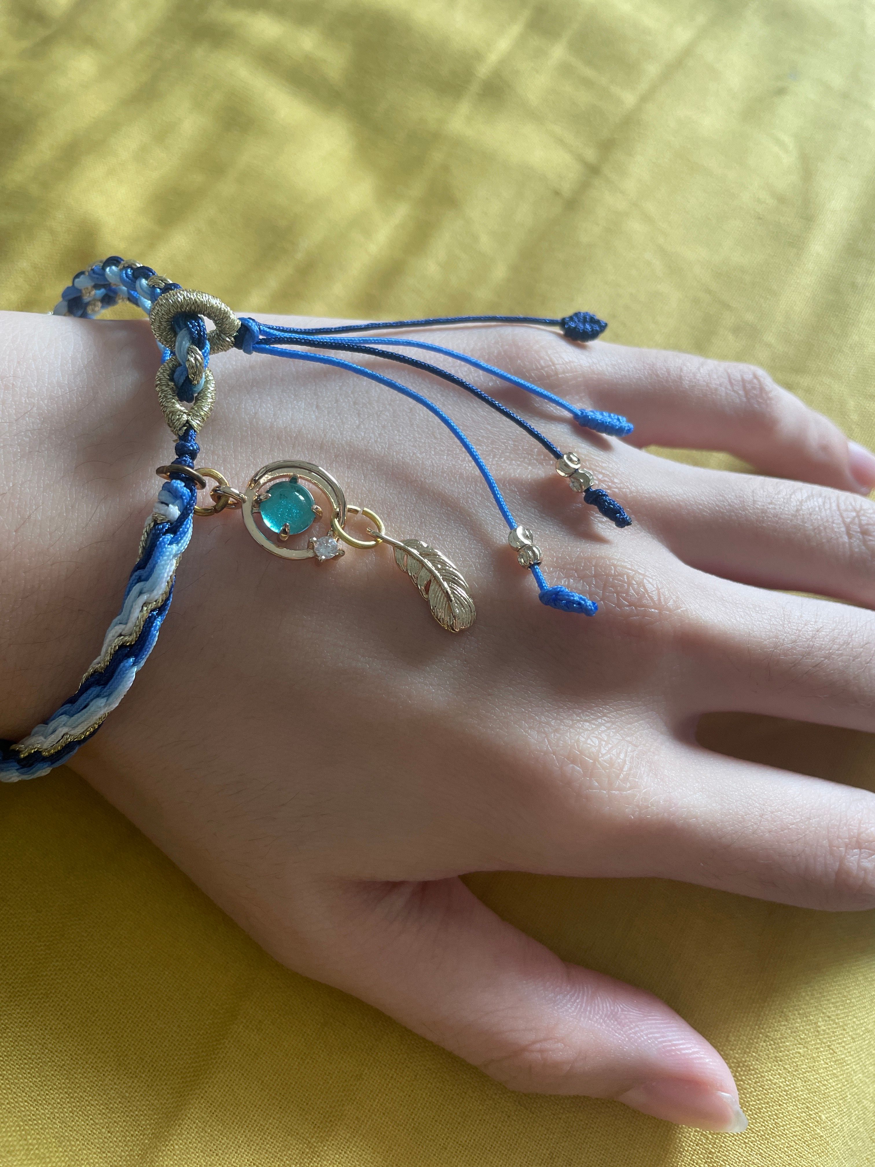 Wanderer themed bracelet 💙🌬️ Genshin Impact HoYoLAB