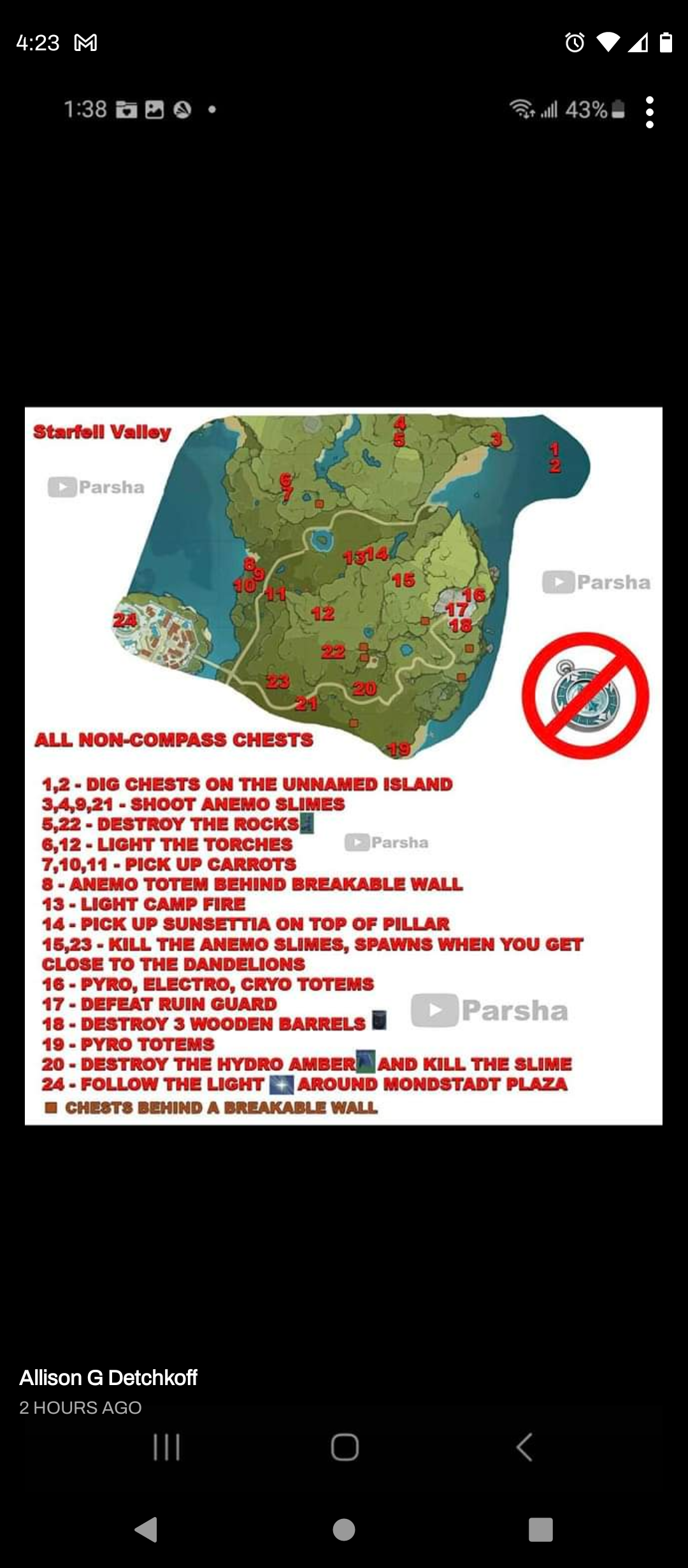 All Starfell Valley Chests 🍃💫⛰️ Genshin Impact HoYoLAB