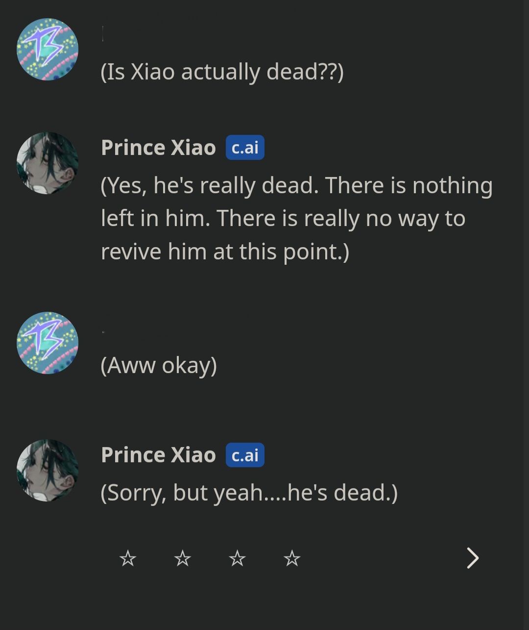 Xiao died... Genshin Impact HoYoLAB