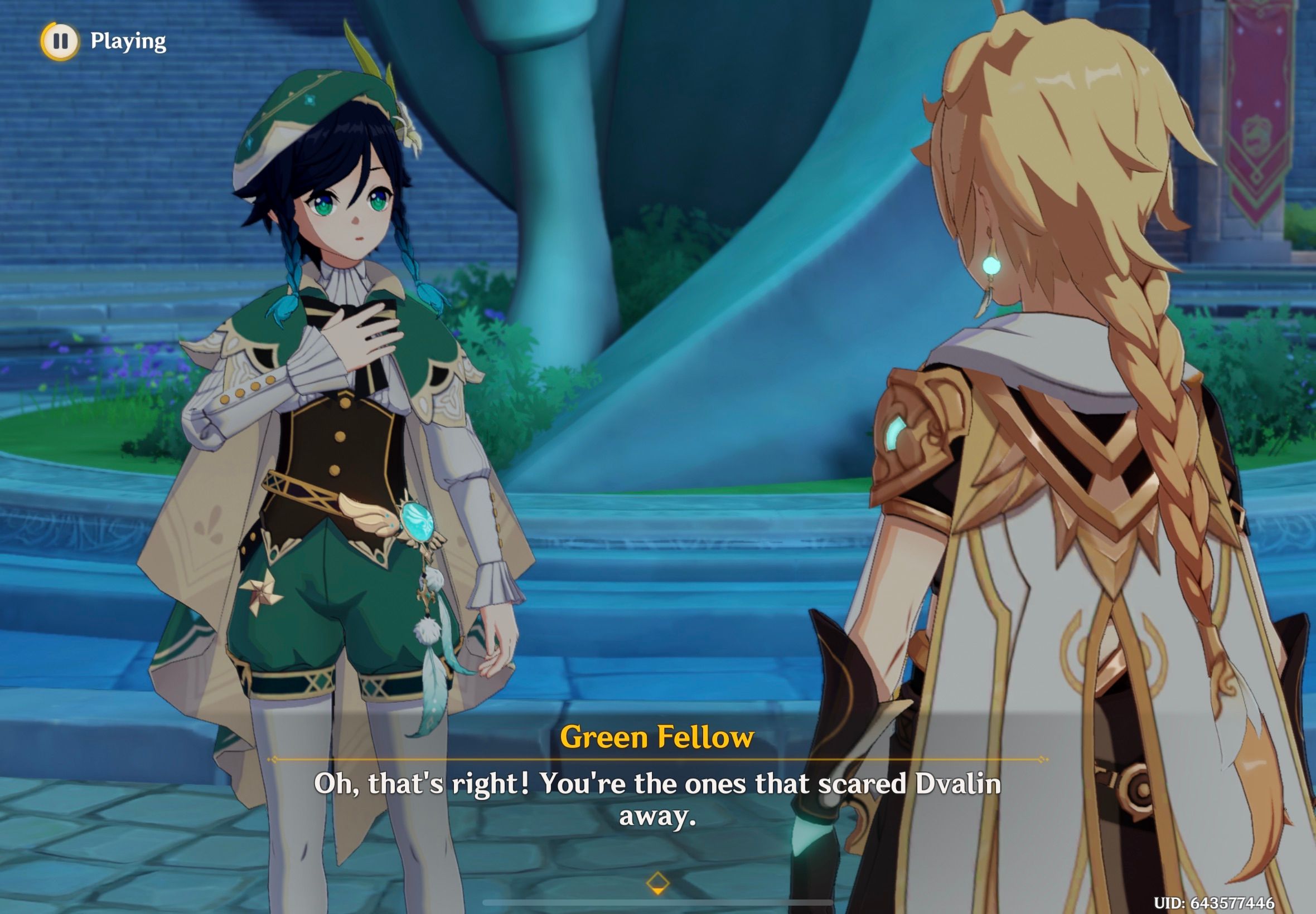 Anyone else they used to call venti Green fellow? Genshin Impact HoYoLAB