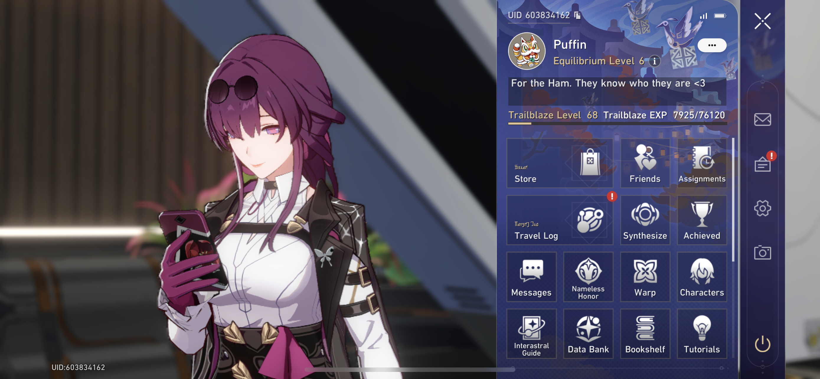 Level 68 here, what about you?? Honkai: Star Rail | HoYoLAB